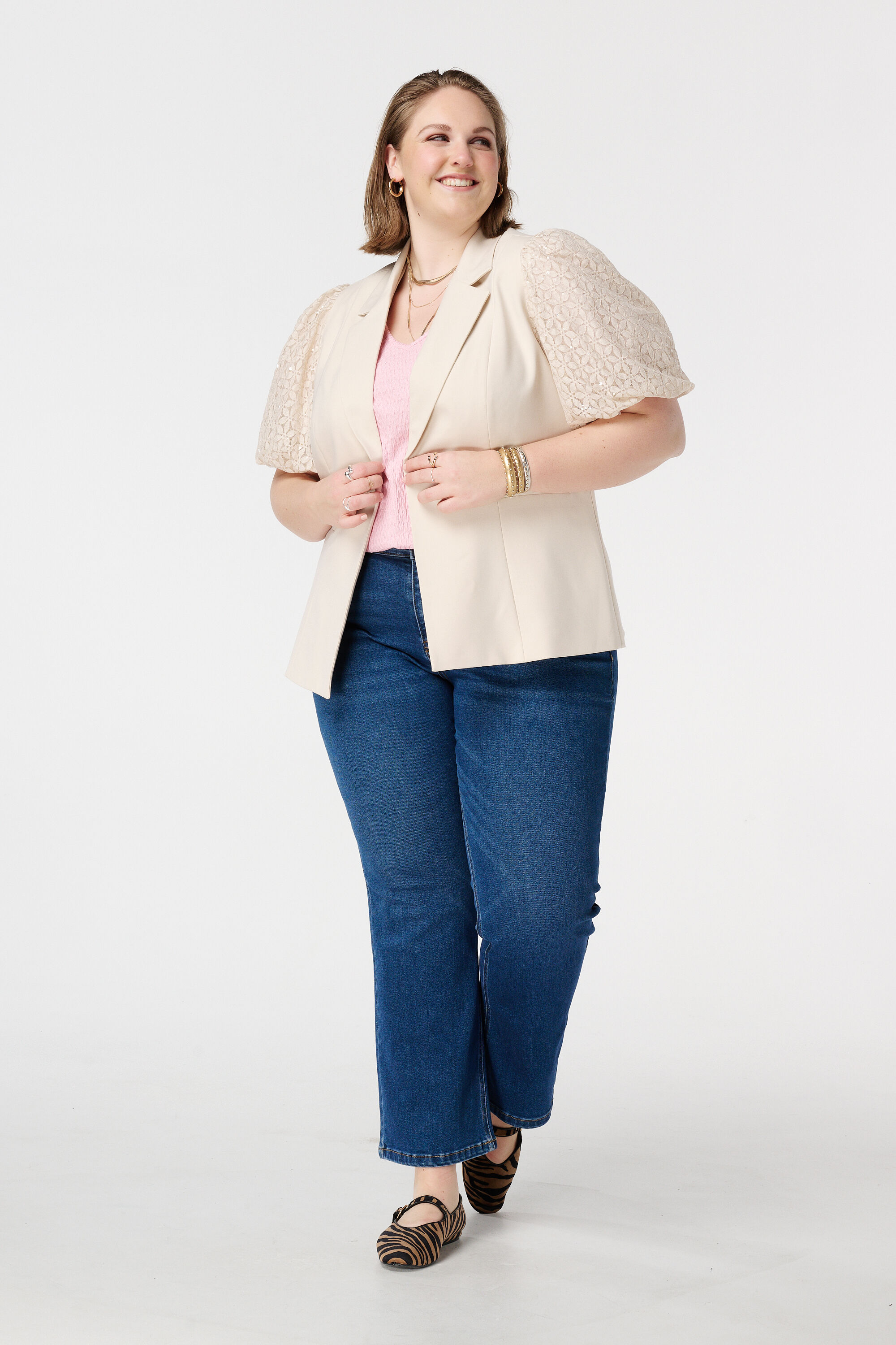 Blazer mit Puff&auml;rmeln image number 5