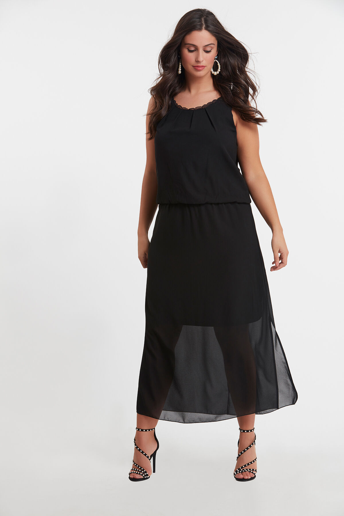 Maxi-Kleid mit Spitze image number 4