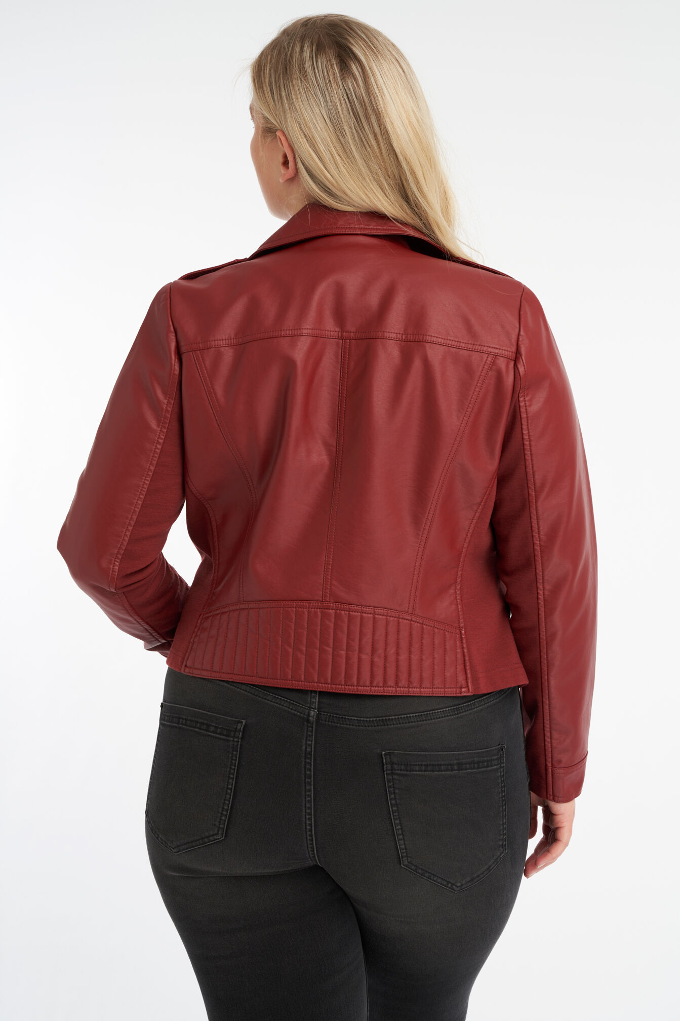 Biker-Jacke aus Kunstleder image number 3