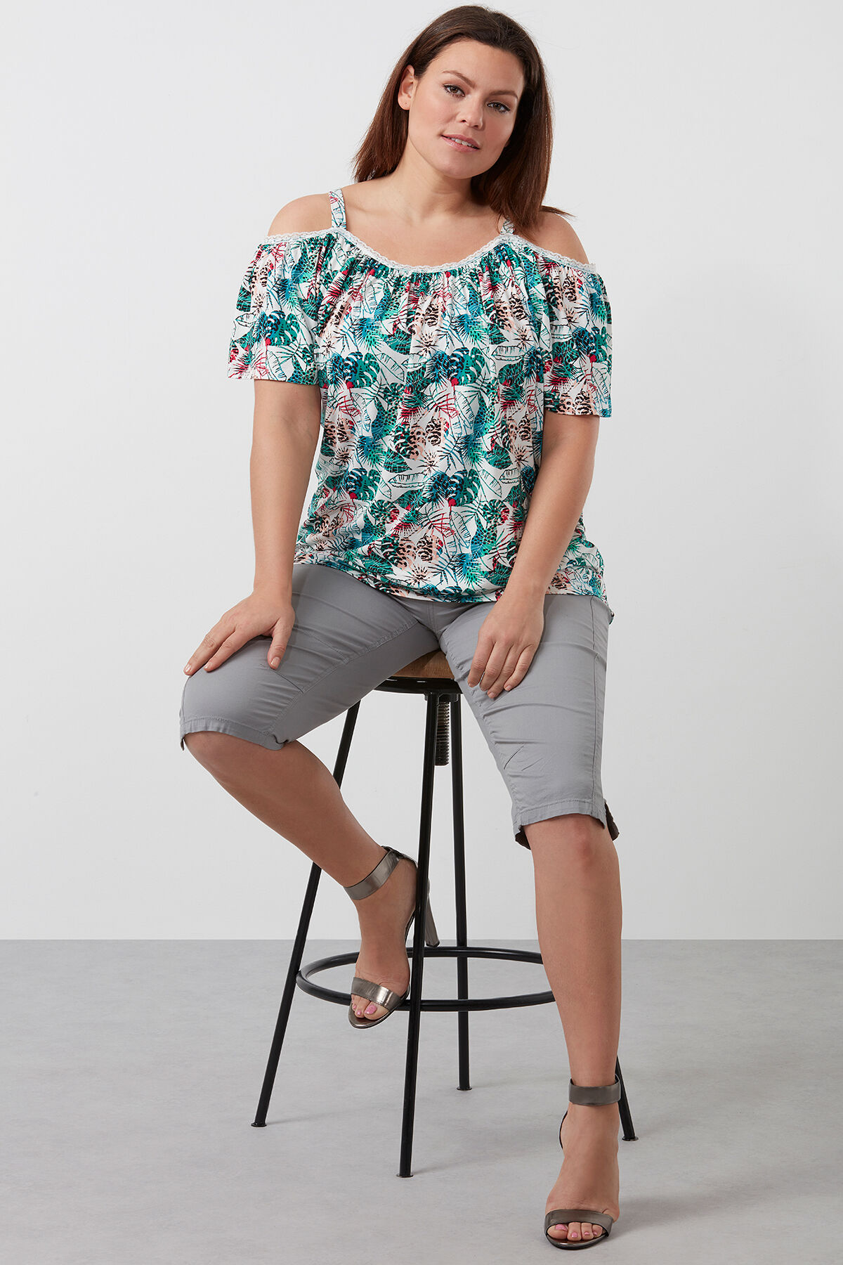 Capri-Hose aus Baumwolle image number 4