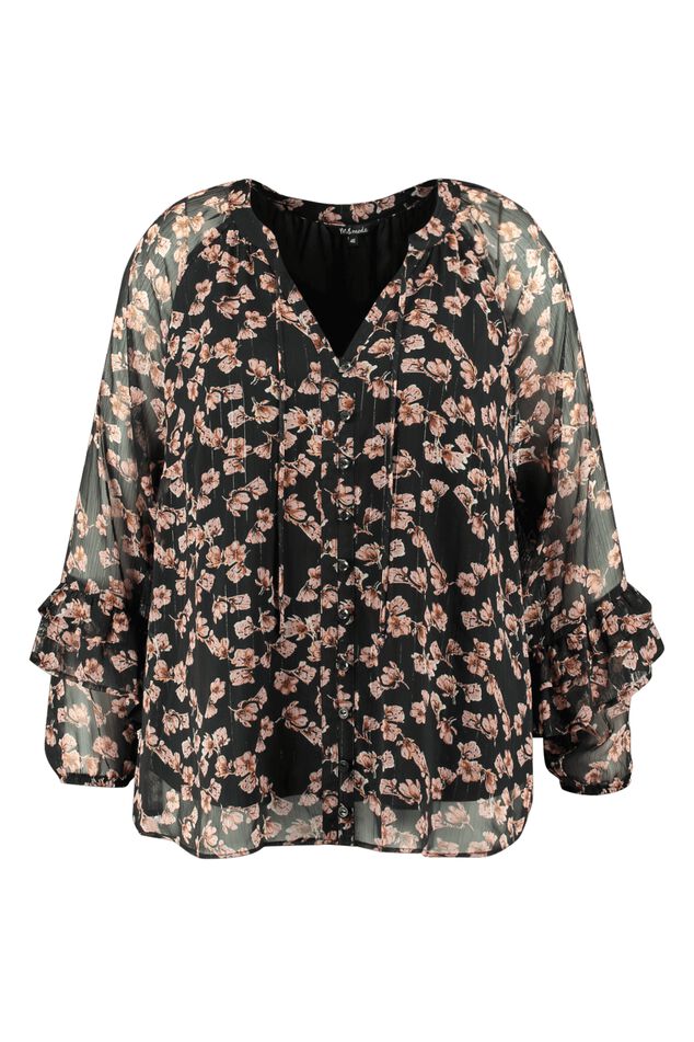 Bluse mit Print image number 1