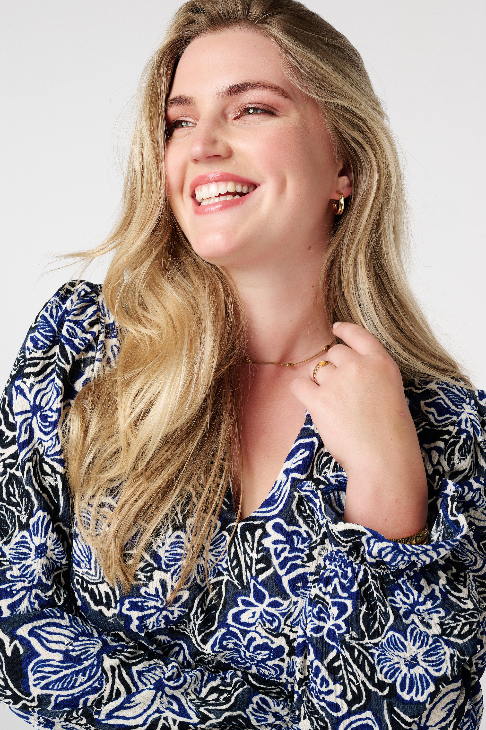 Bedrucktes und strukturiertes Top image number 4