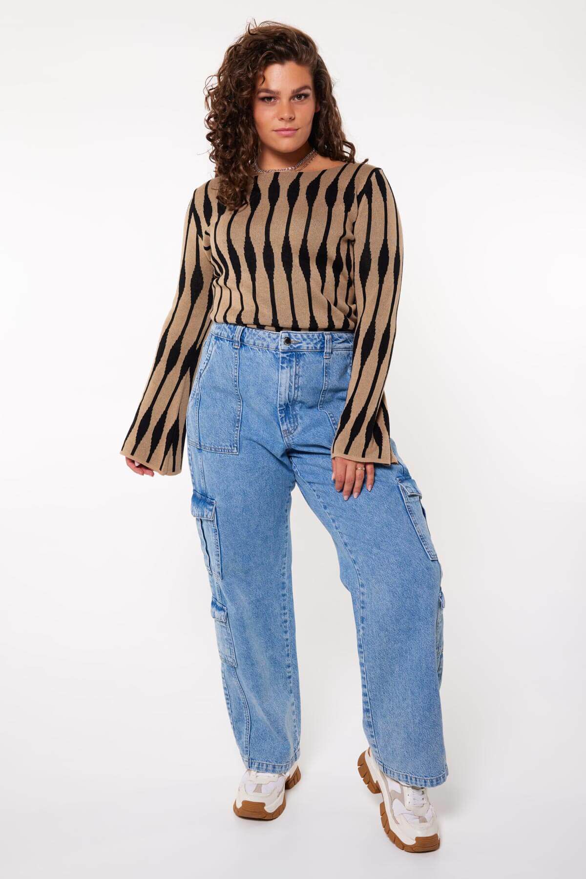 Feinstrick-Jacquard-Top image number 4