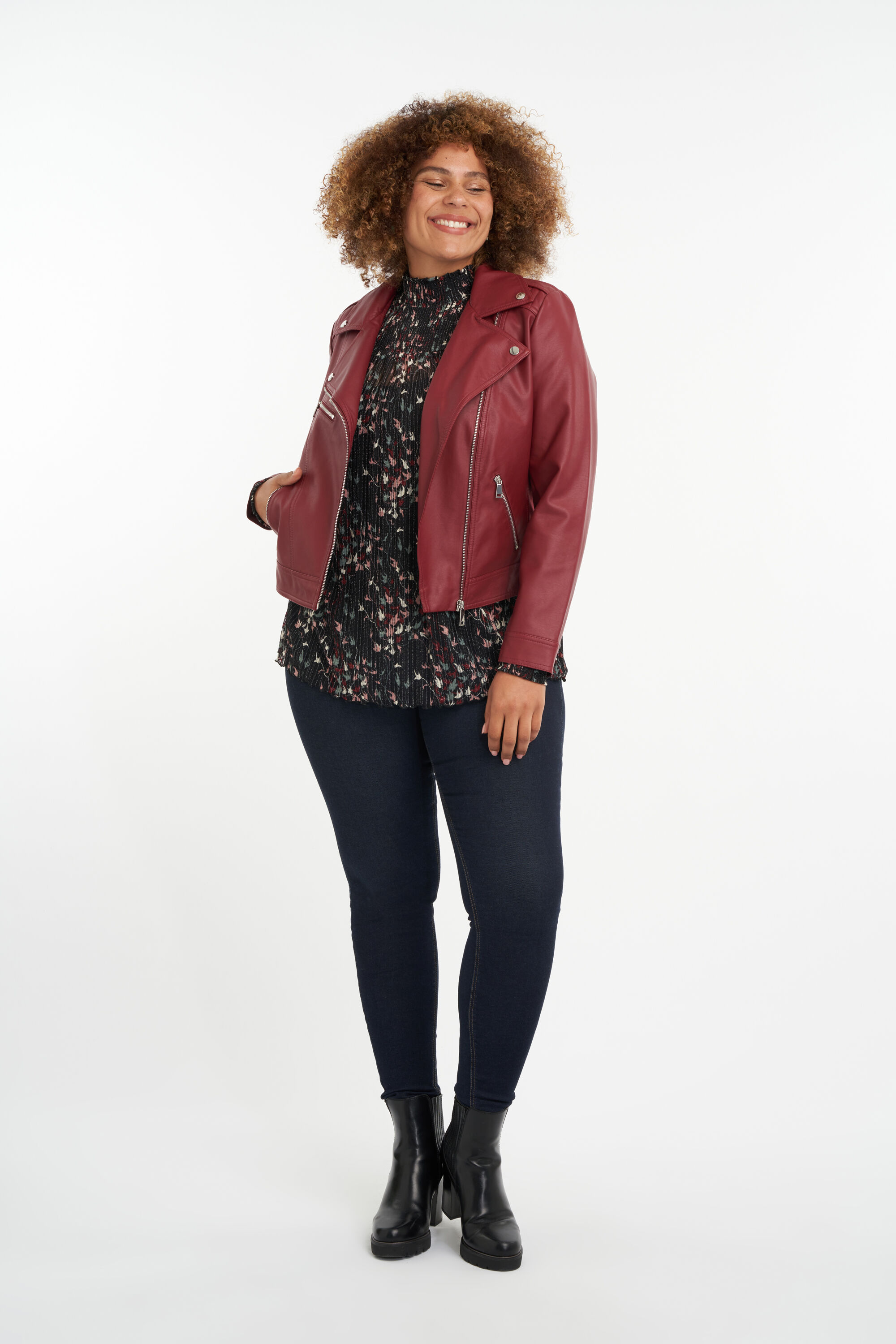 Biker-Jacke aus Kunstleder image number 5