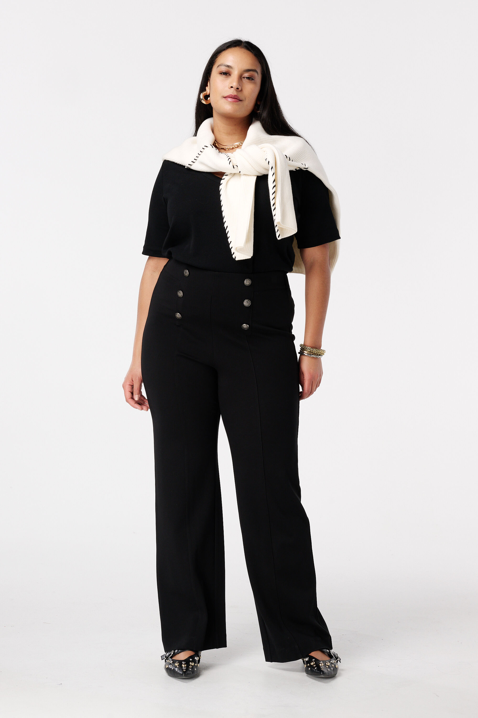 Tregging mit Zierkn&ouml;pfen  image number 0