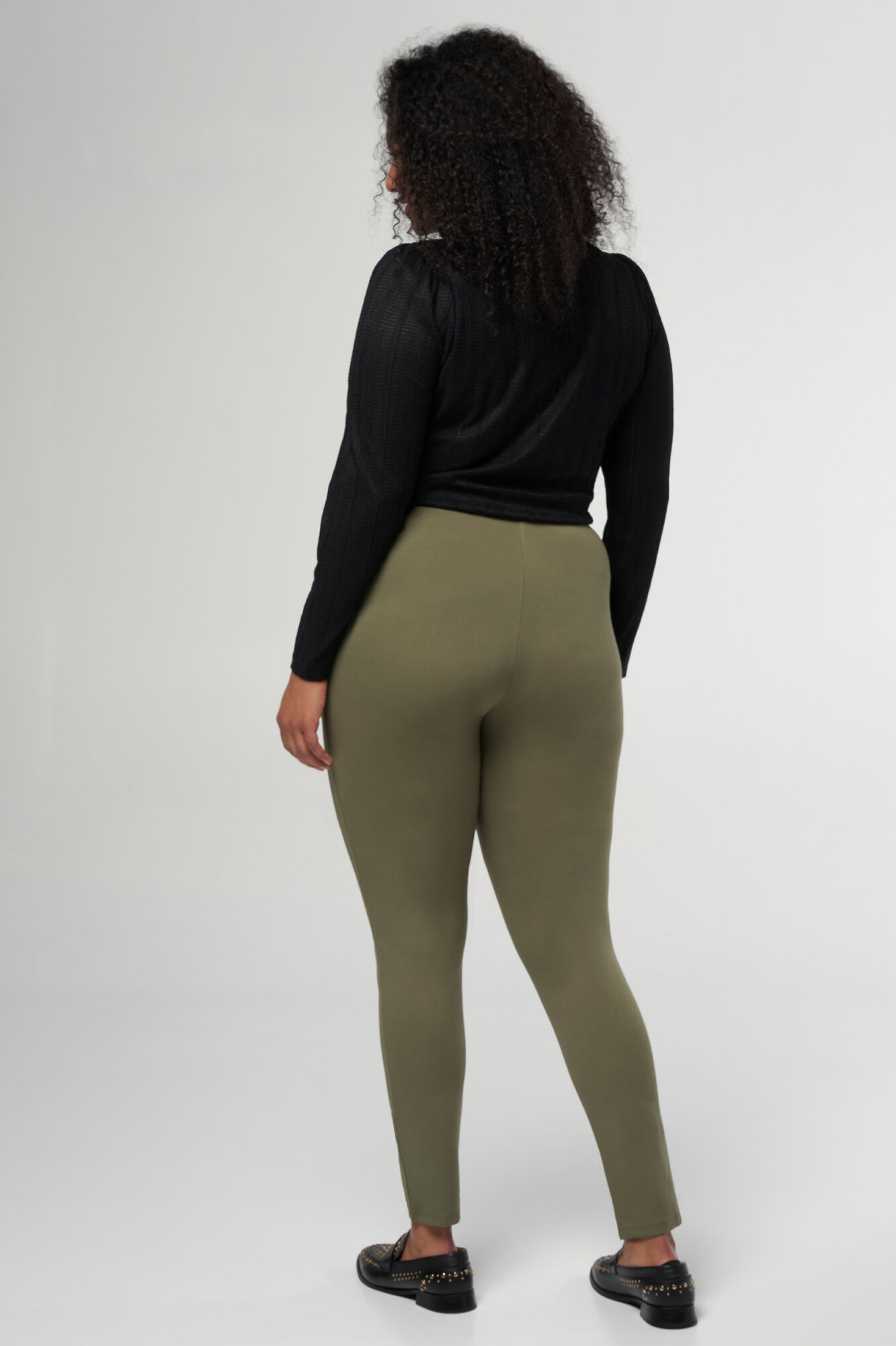 Treggings mit goldenen Kn&ouml;pfen image number 3