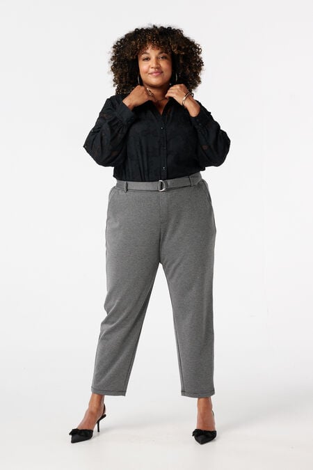 Slim Fit Hose mit Gürtel Slim Fit Hose mit Gürtel