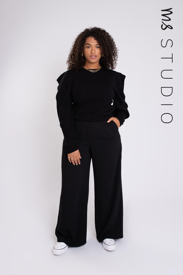 Sweatshirt mit Puffärmeln  image number 0