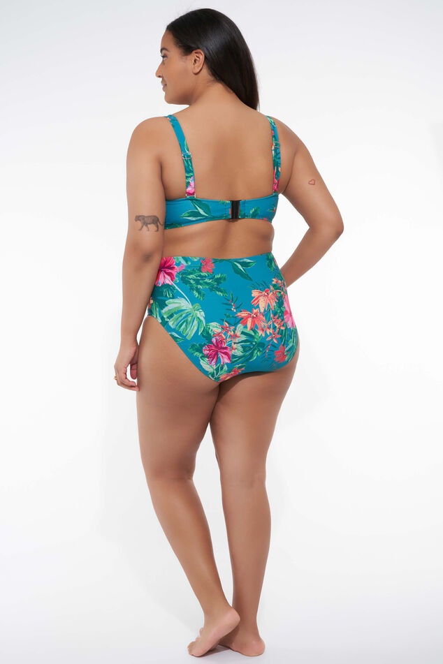 Hoch geschnittenes Bikini-Unterteil mit Print image number 5