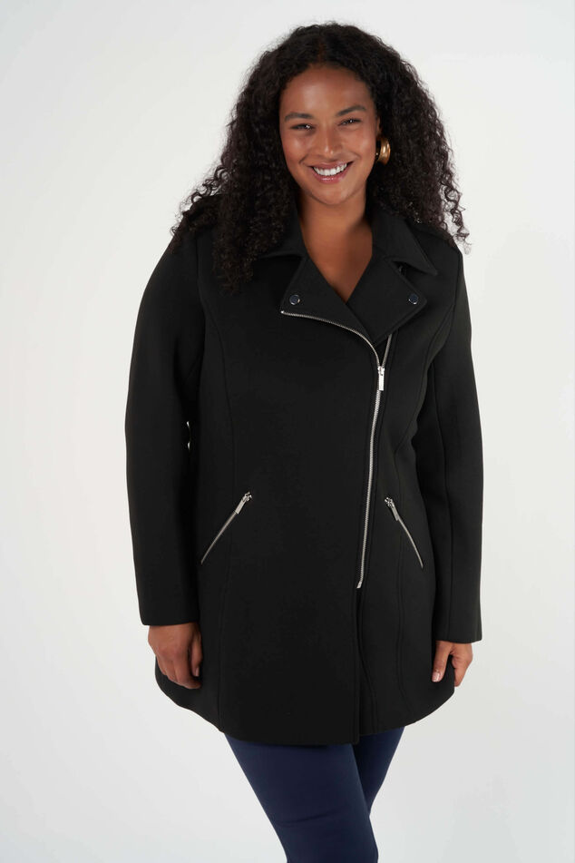 Gefütterte Bikerjacke image number 0
