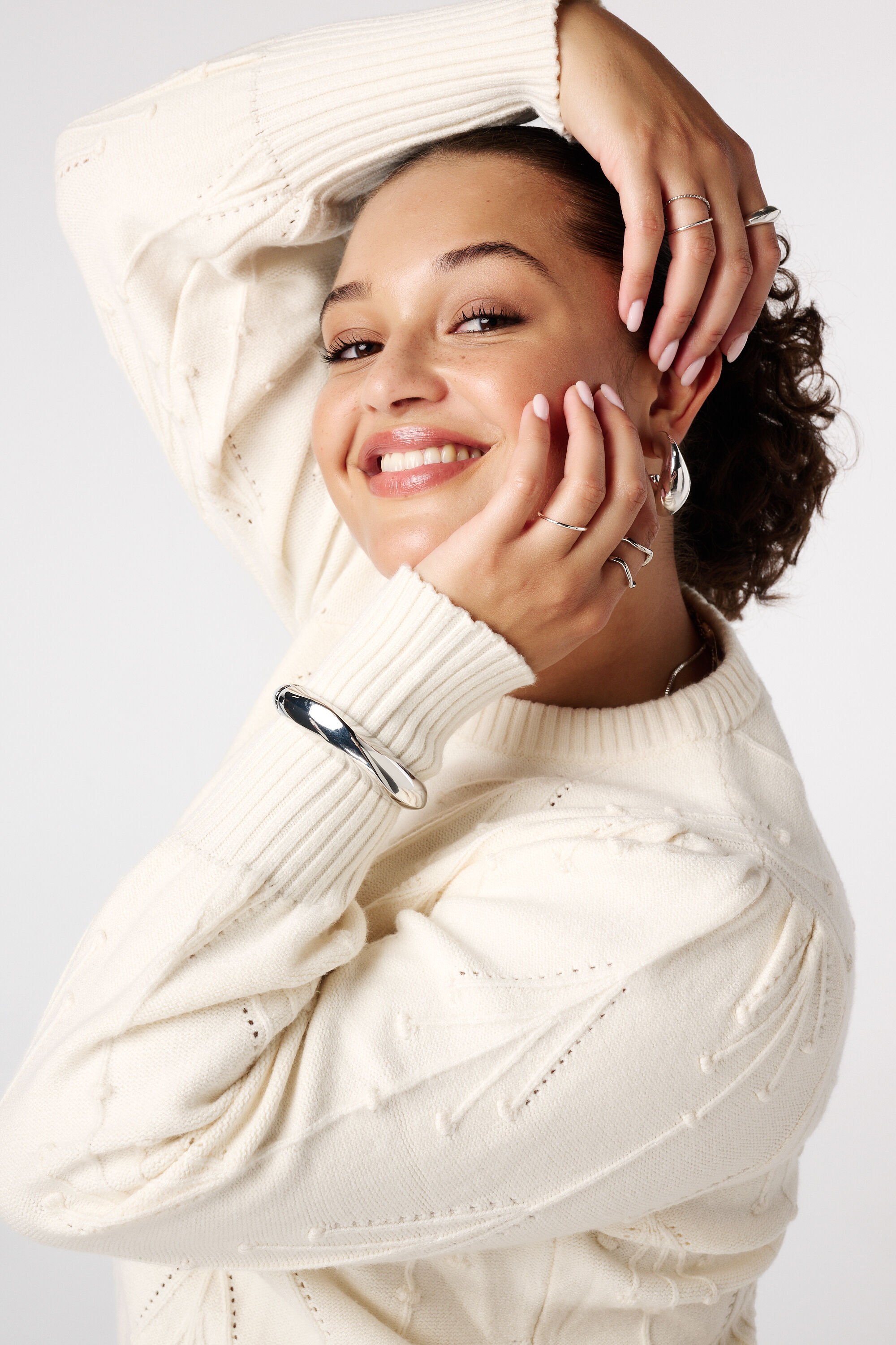 Pullover mit gesticktem Aufdruck image number 4