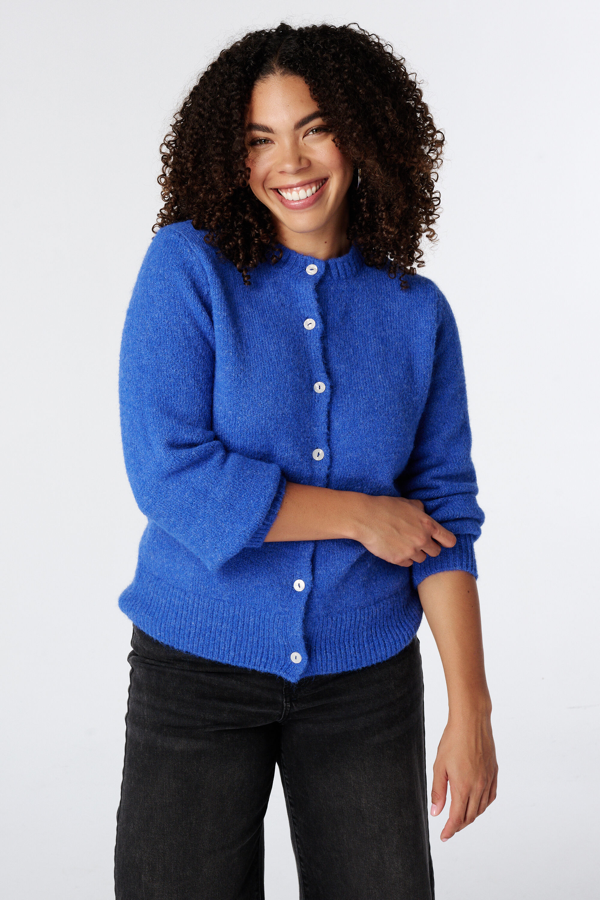 Strickjacke mit Knopfverschluss
