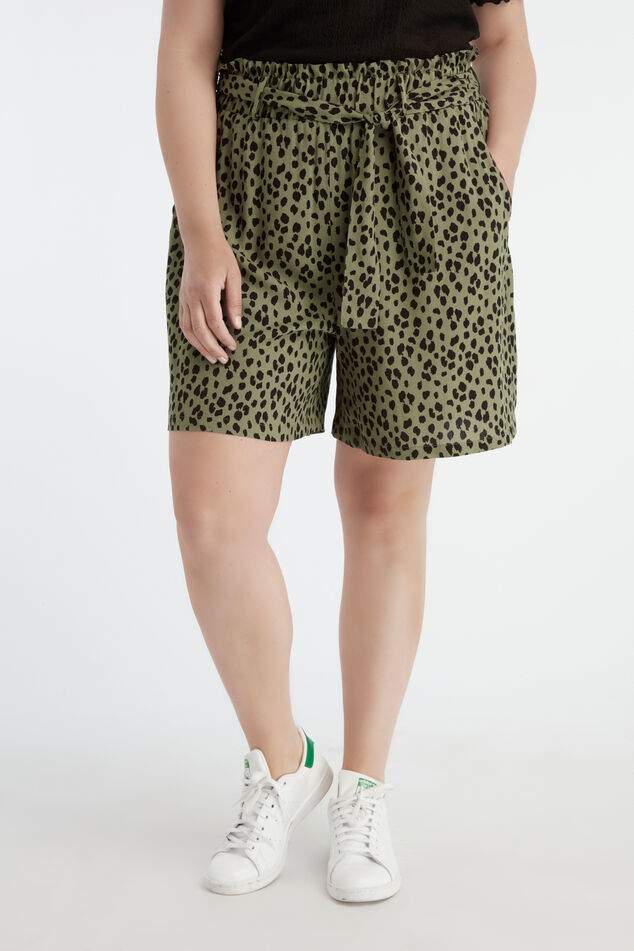 Viskose-Shorts mit Print image number 3