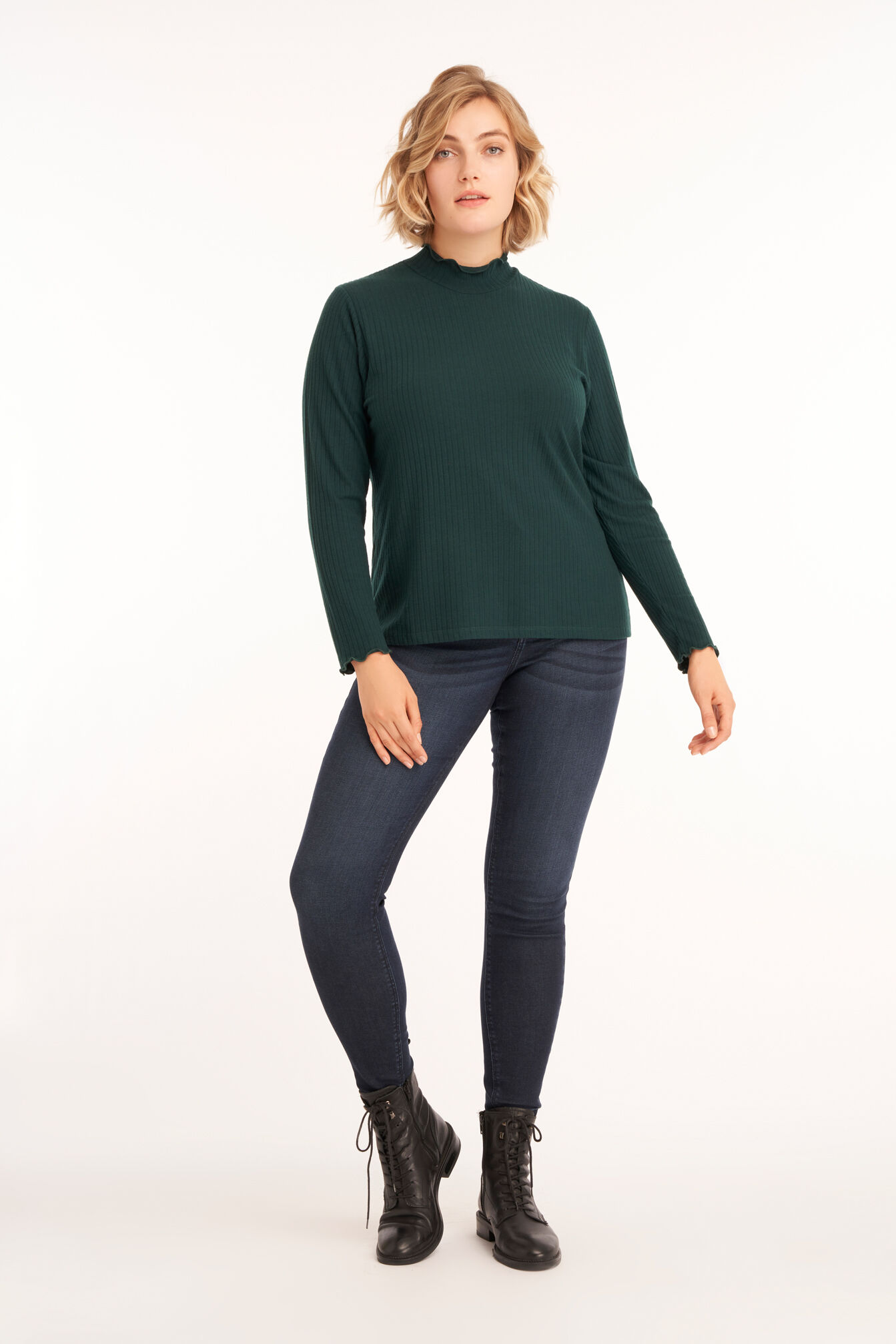 Top mit hohem Kragen image number 5