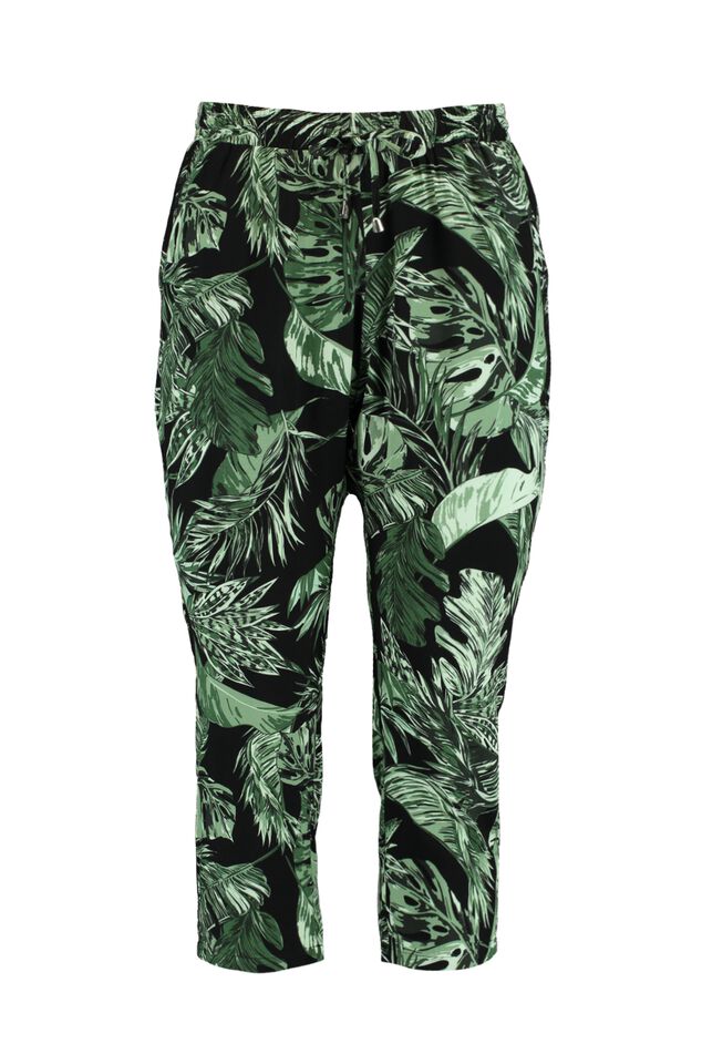 Weit geschnittene Hose mit Print image number 1