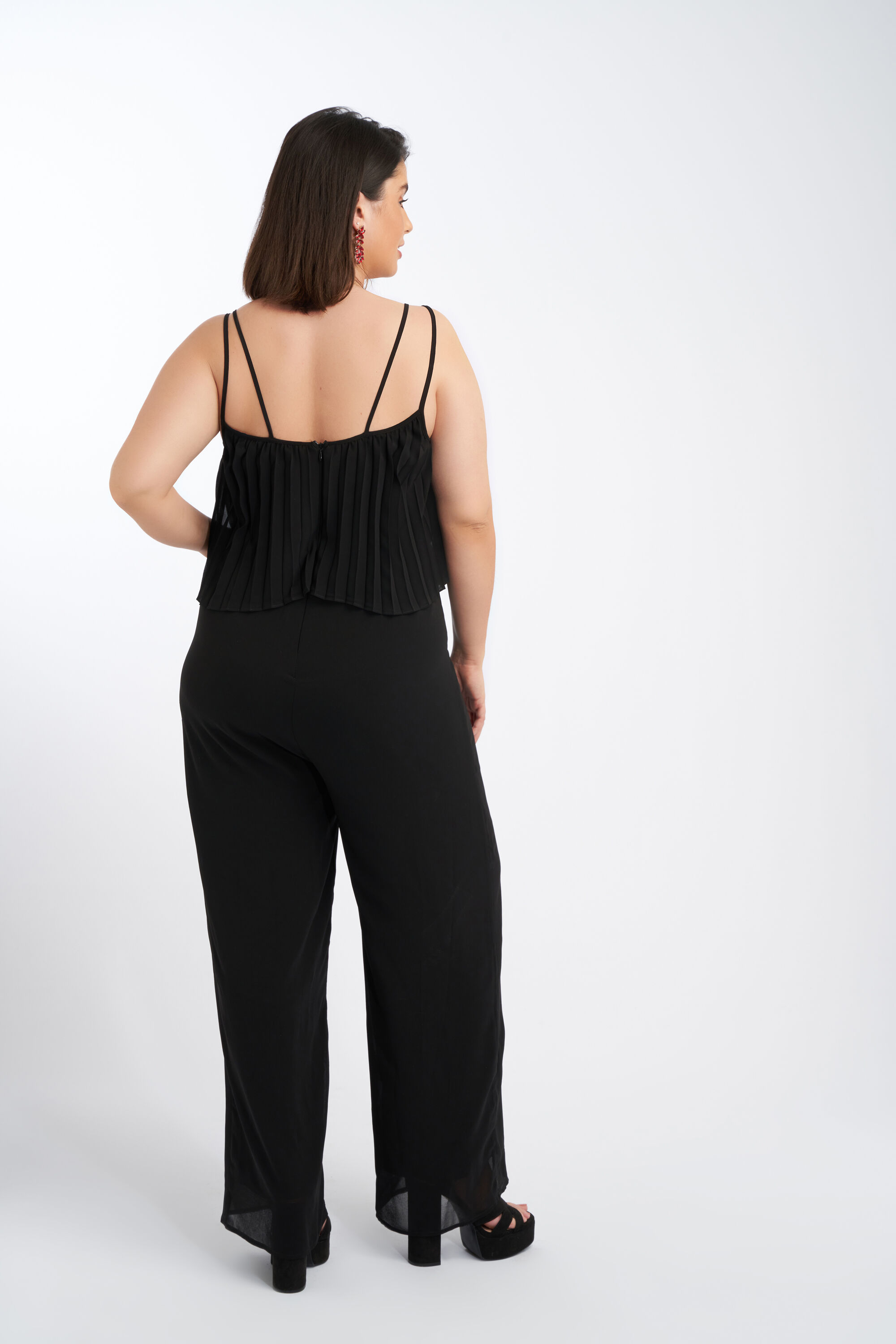 Jumpsuit mit Plissee-Stoff image number 3