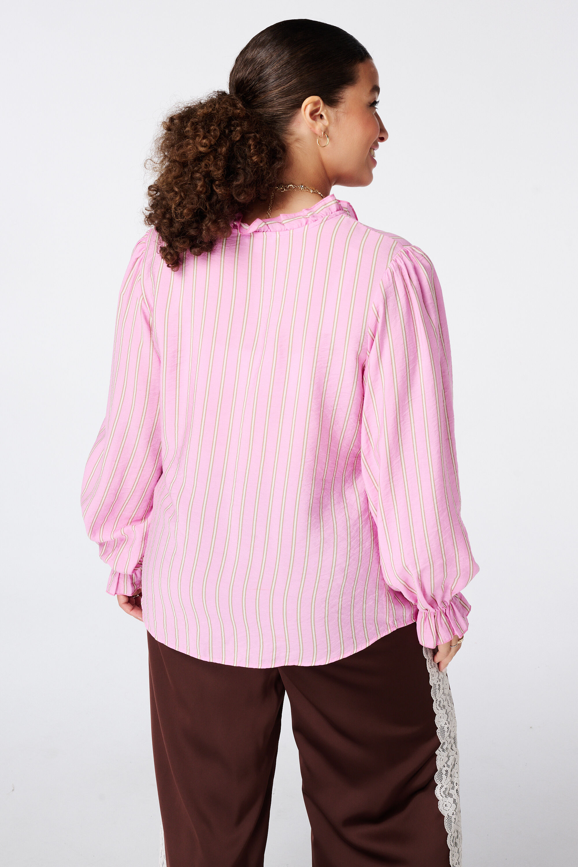 Bluse mit Volants image number 3