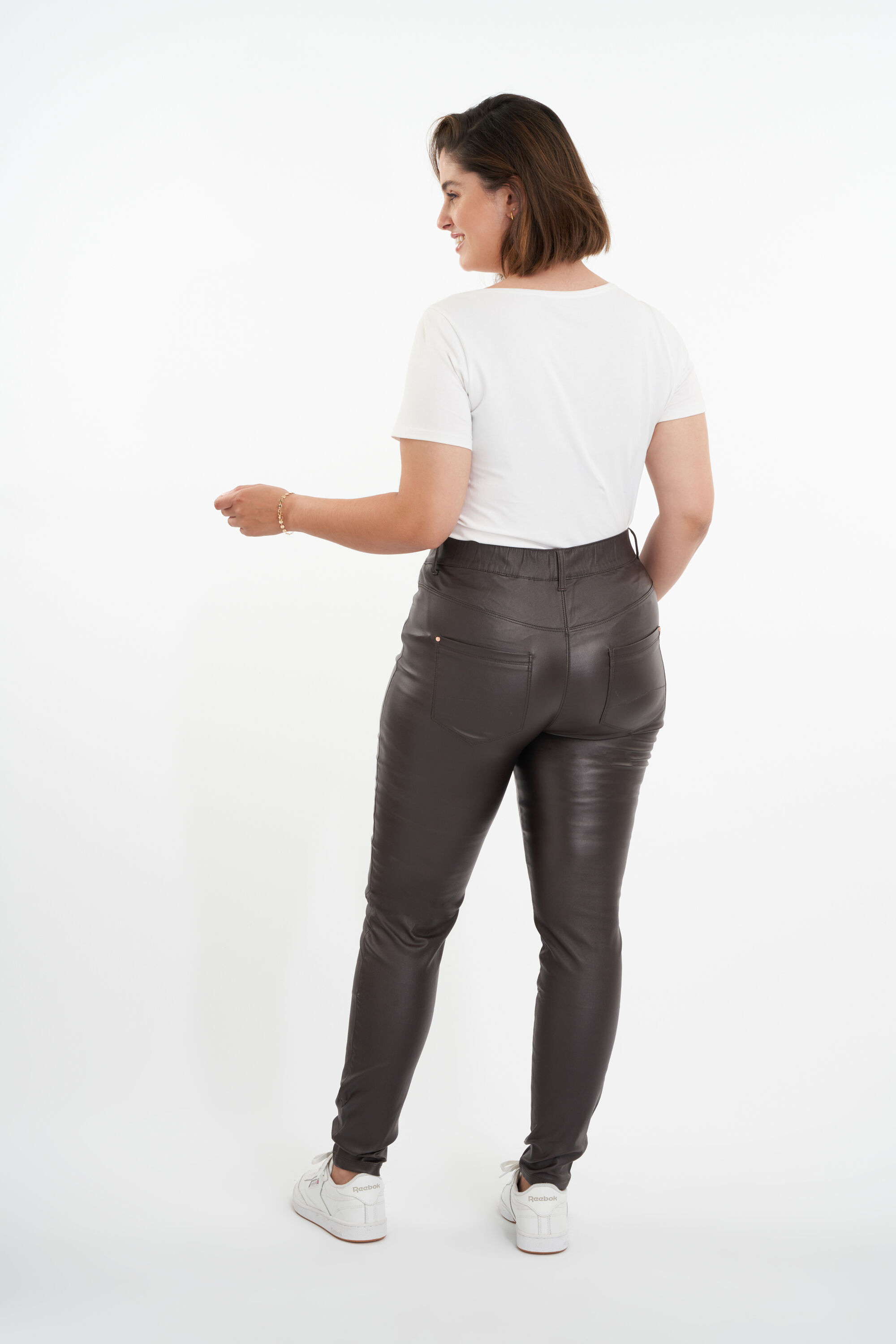 Slim fit 32 inch tregging POPPY  image number 4