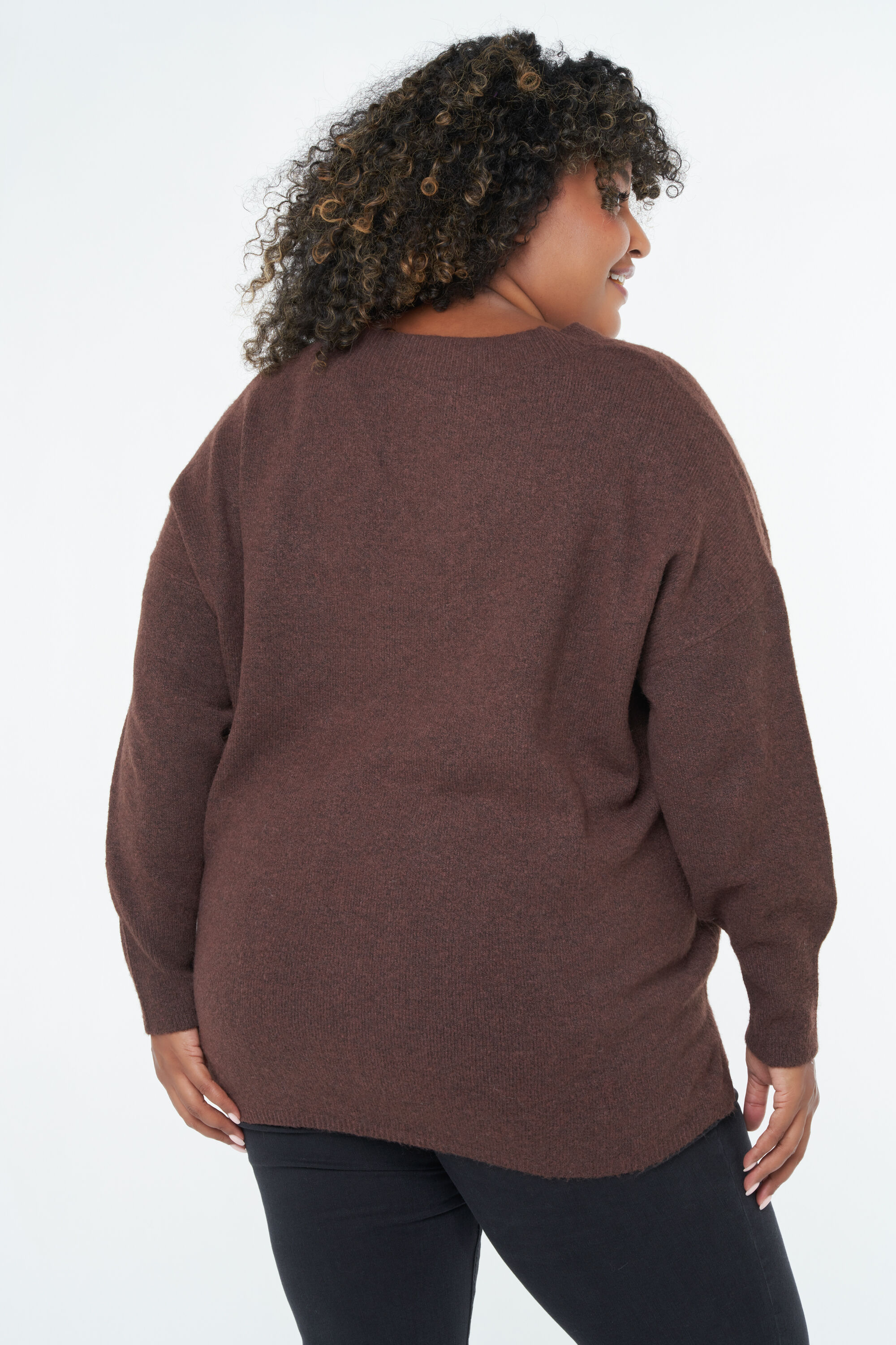 Feinstrickpullover mit V-Ausschnitt image number 3