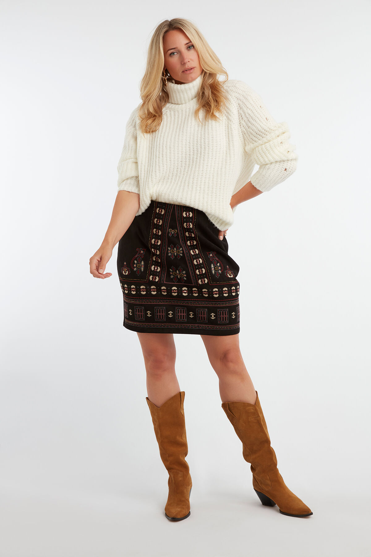 Dicker Strickpulli mit Rollkragen image number 5