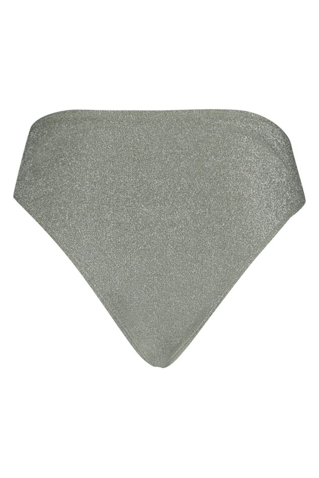 Hoch geschnittenes Bikini-Unterteil mit Glitzer  image number 3