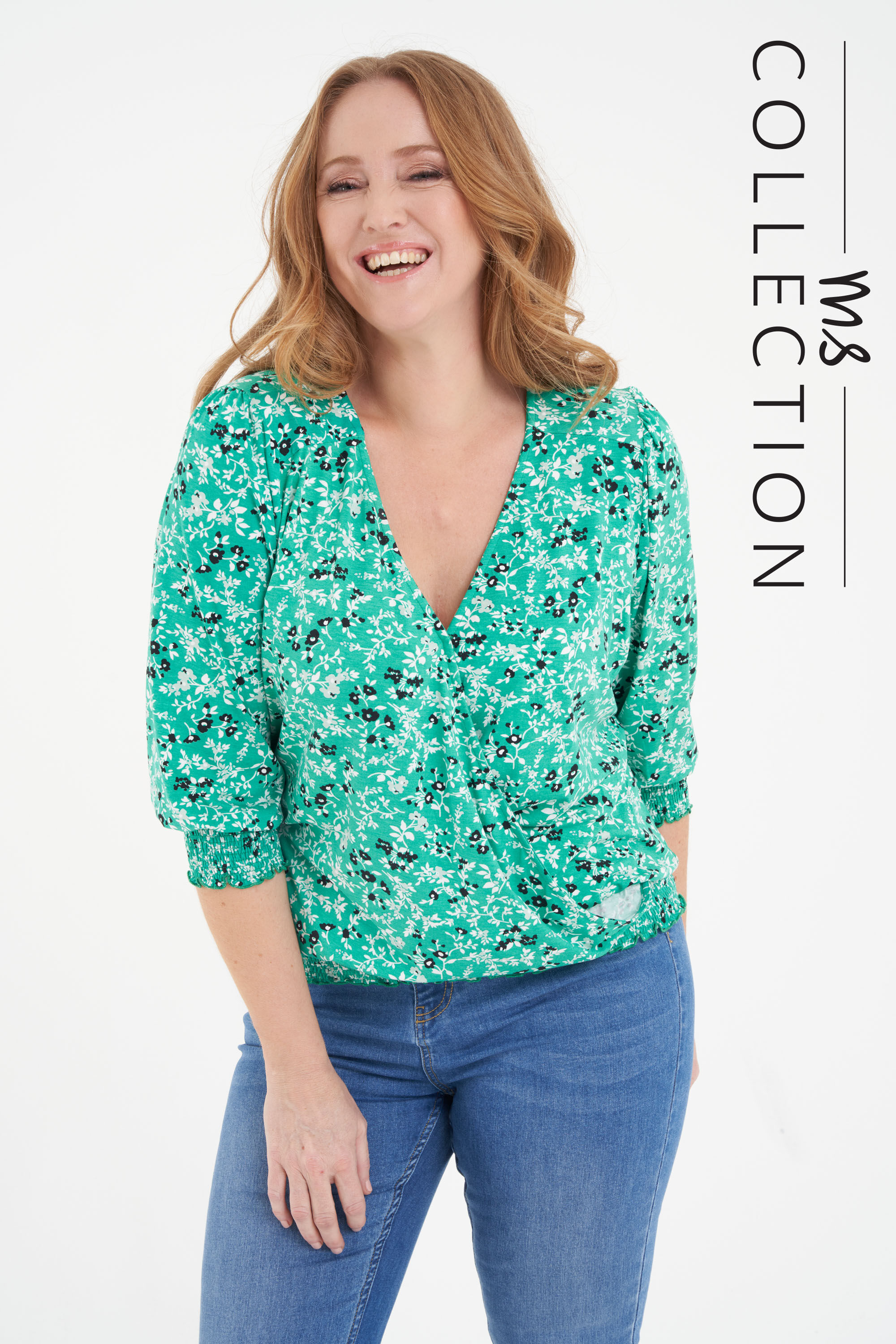 Wickeltop mit Print image number 0