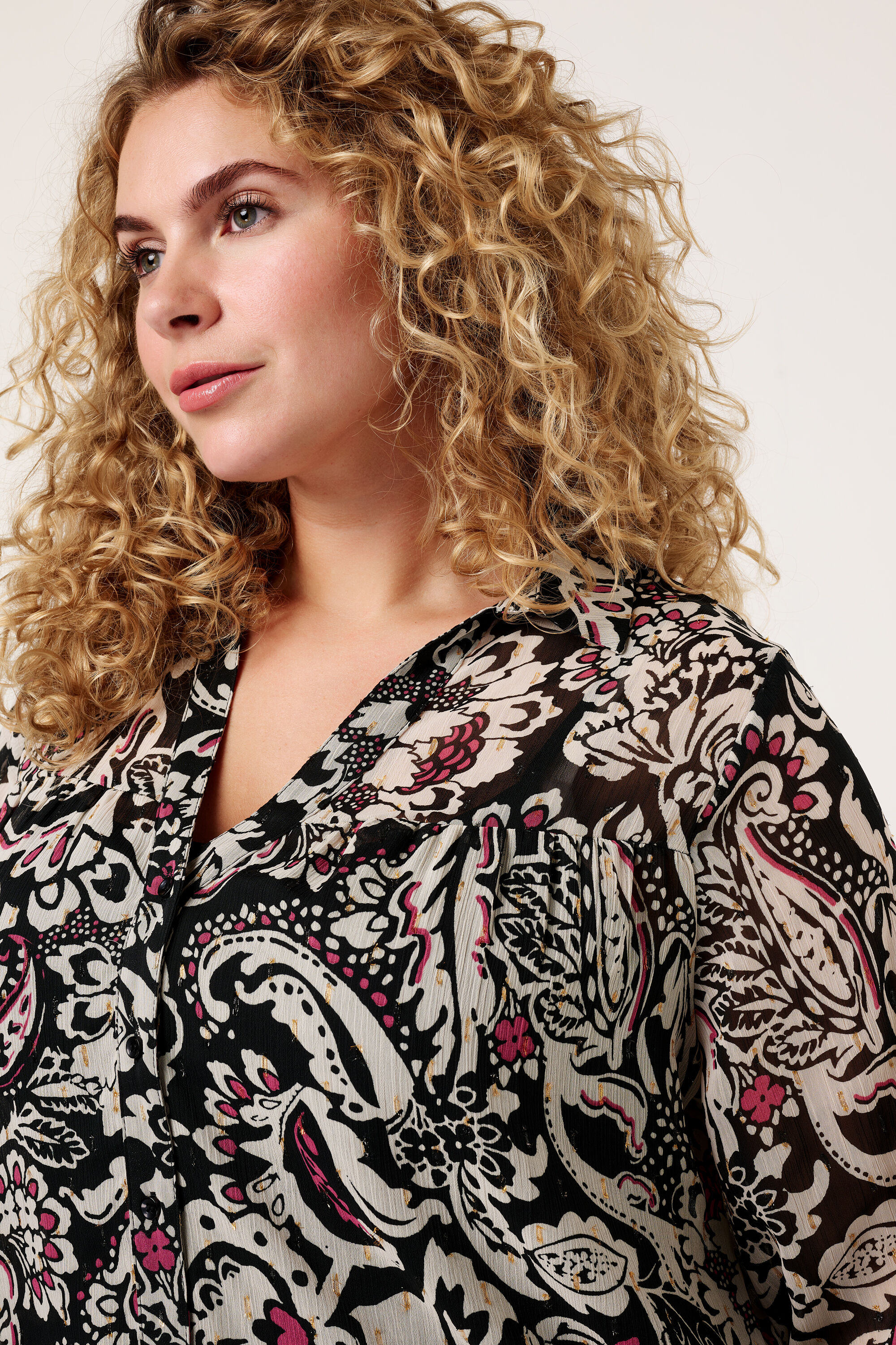 Bluse mit Druck image number 4