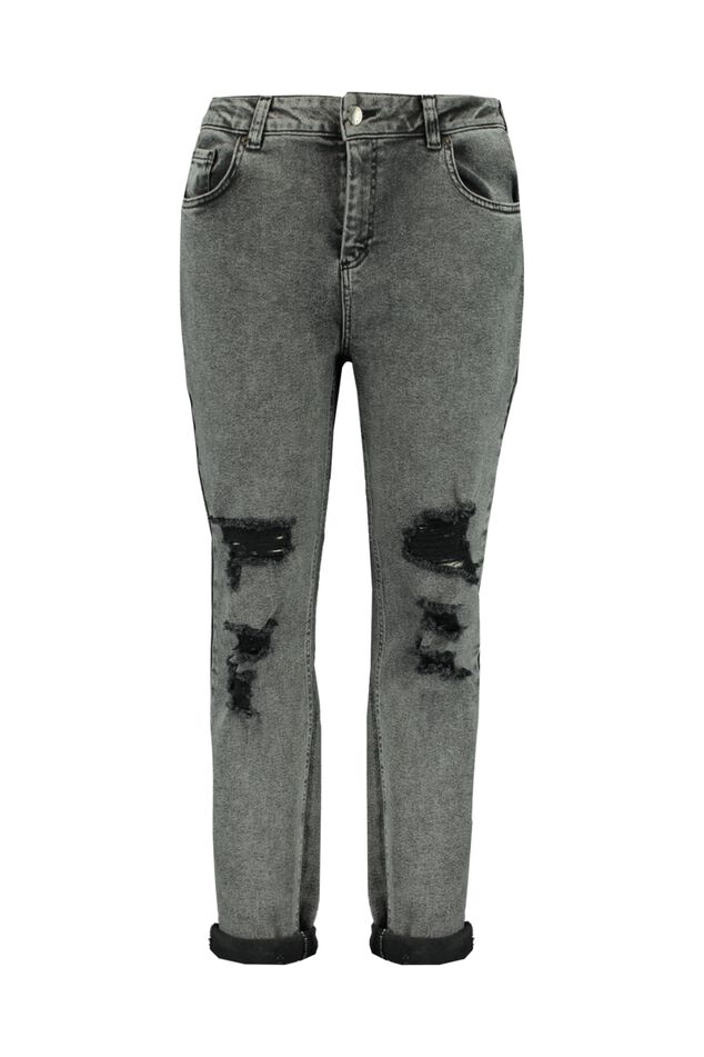 Jeans mit Used-Look image number 1