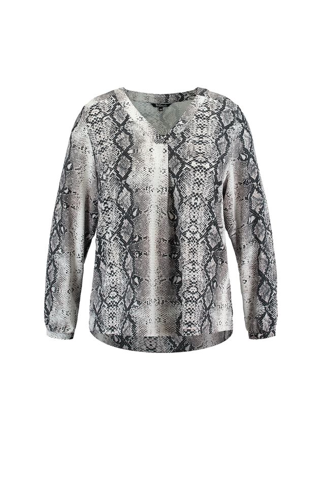 Bluse mit Schlangen-Print   image number 1