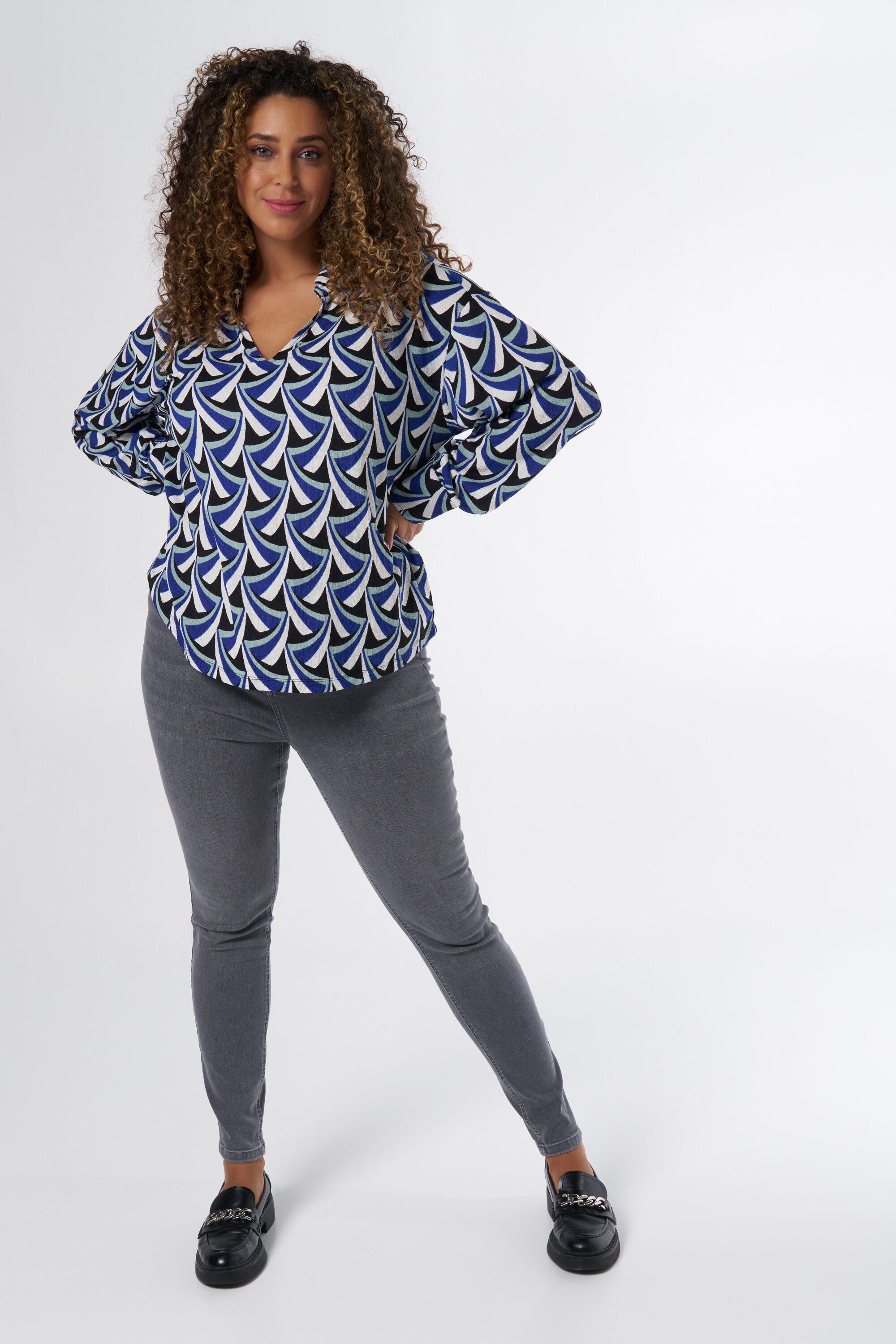 Crinkle-Top mit Druck image number 6