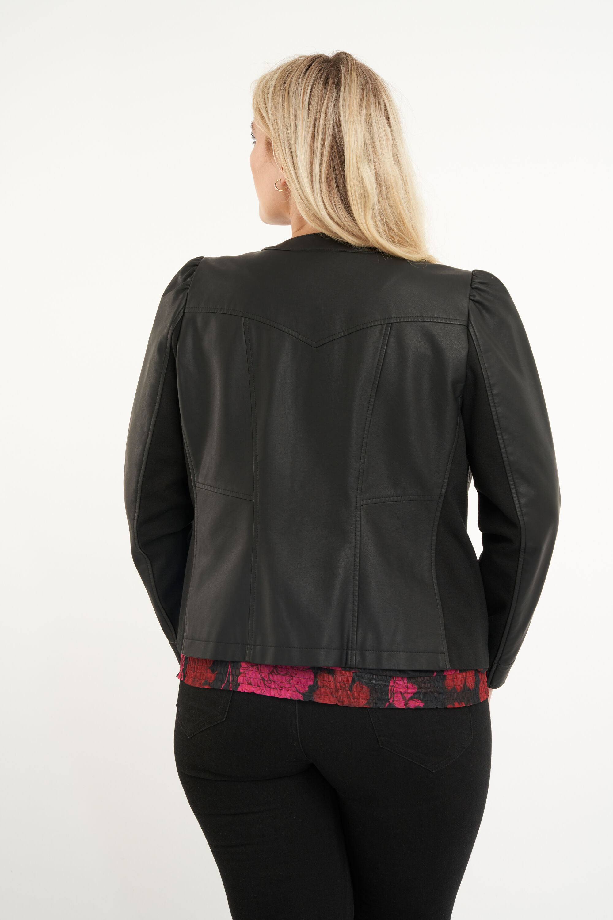 Kunstleder-Bikerjacke image number 3