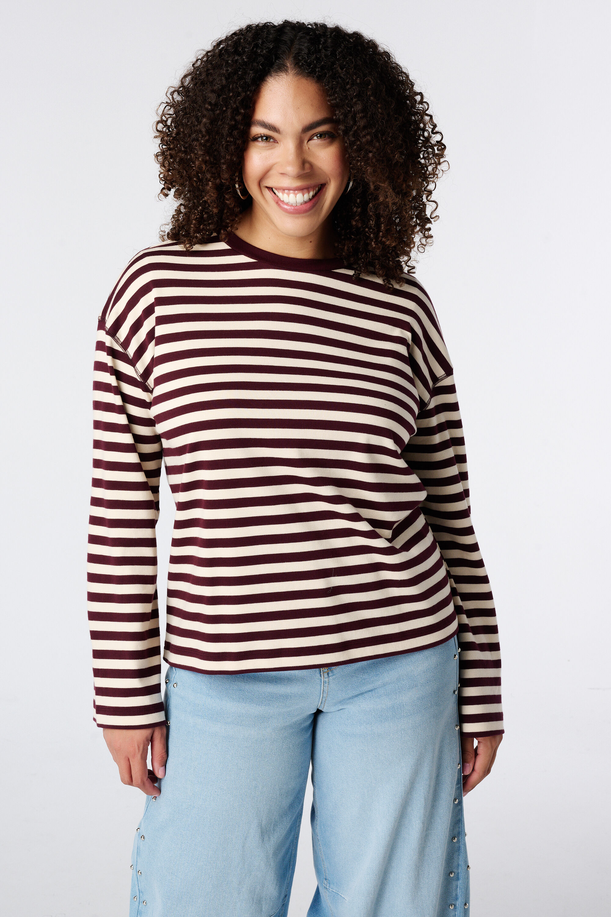 Gestreiftes Longsleeve