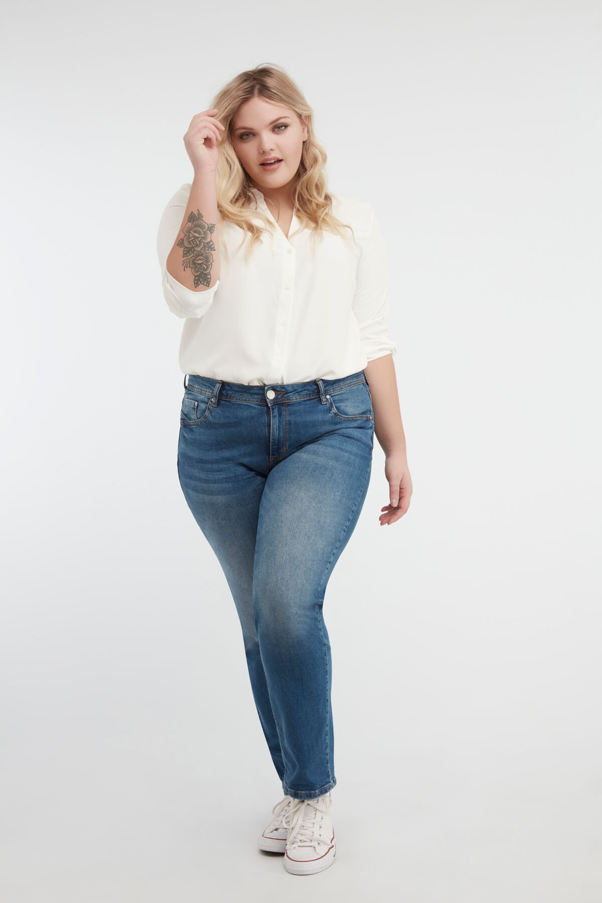 Loose-Leg-Jeans ROSE image number 7