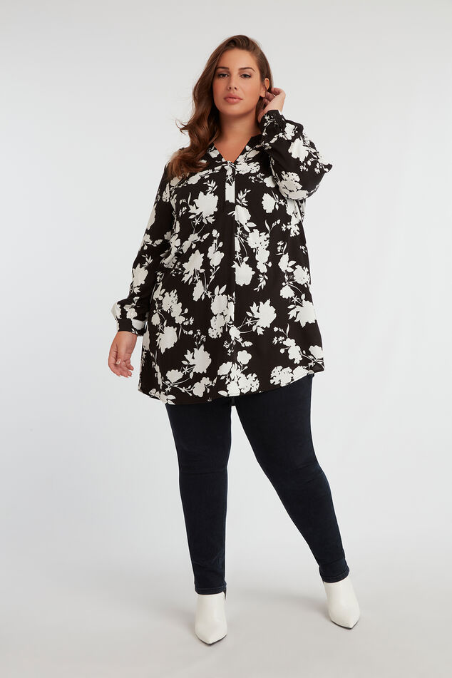 Bluse mit Print image number 0