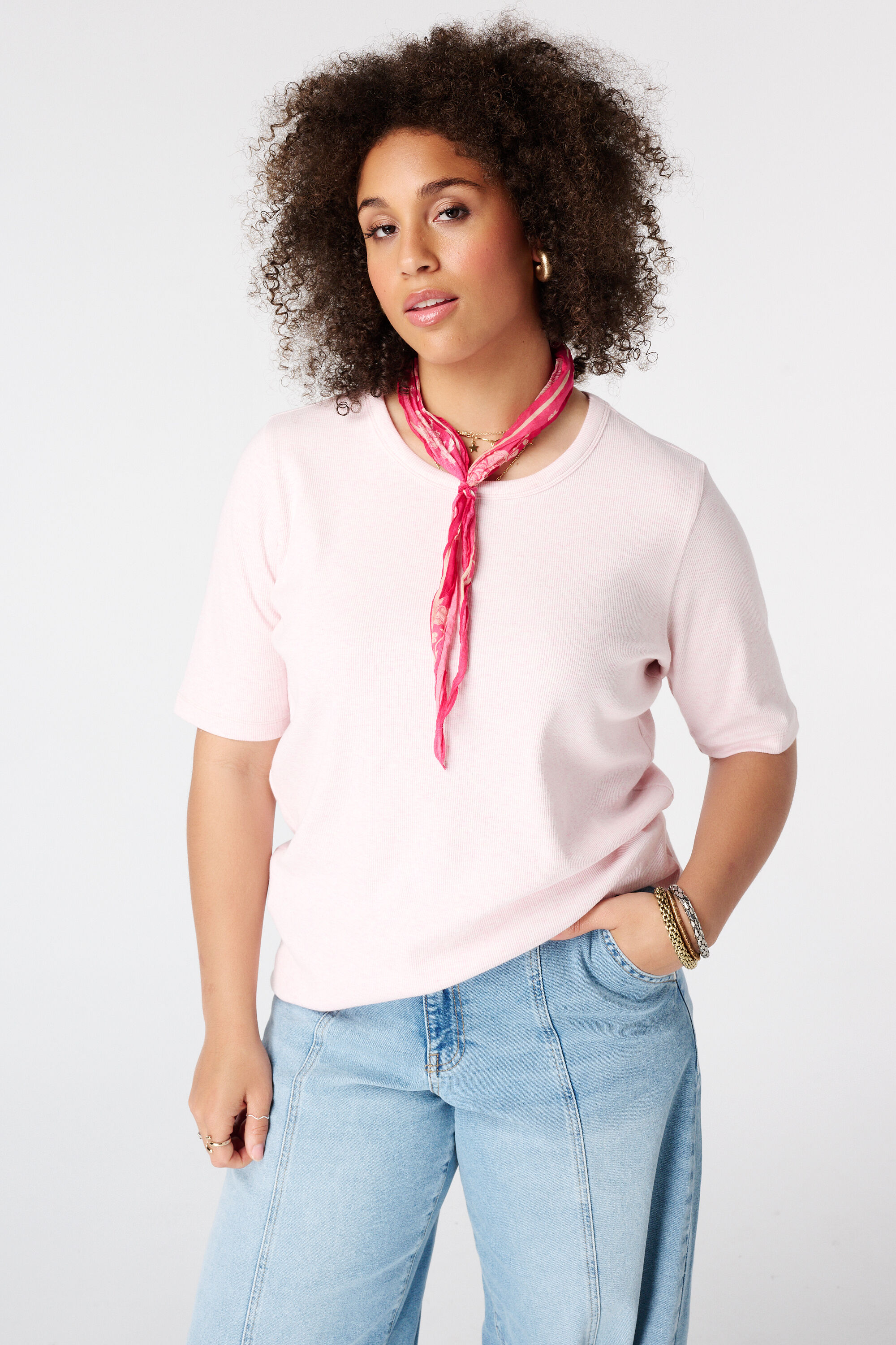 Basic Top aus Rippstoff