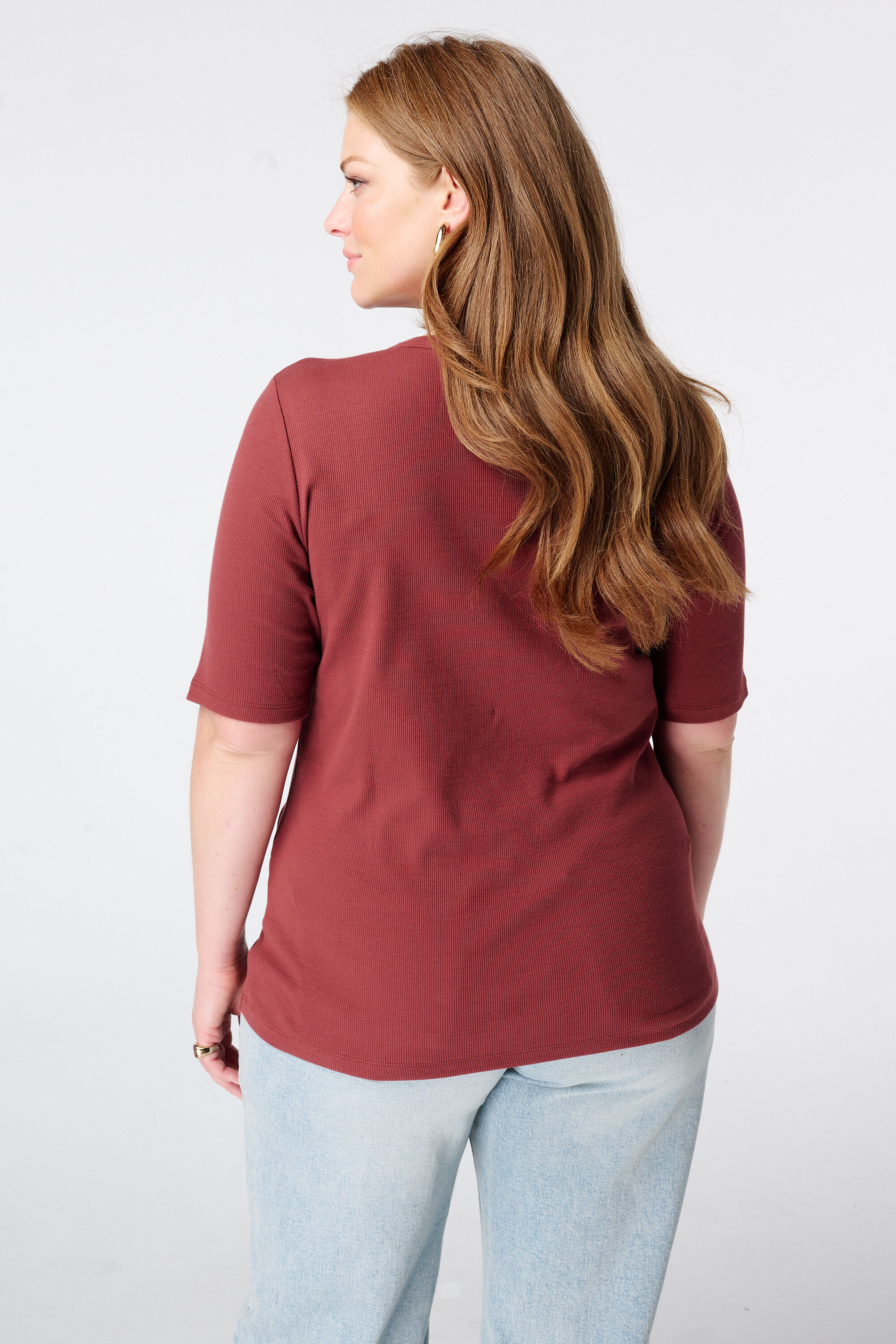 Basic Top aus Rippstoff image number 3