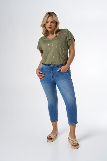 Jeans mit Kettendetails