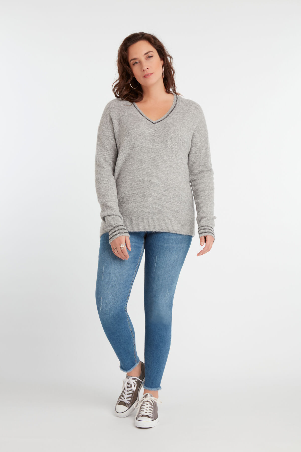 Lurex-Pullover image number 4