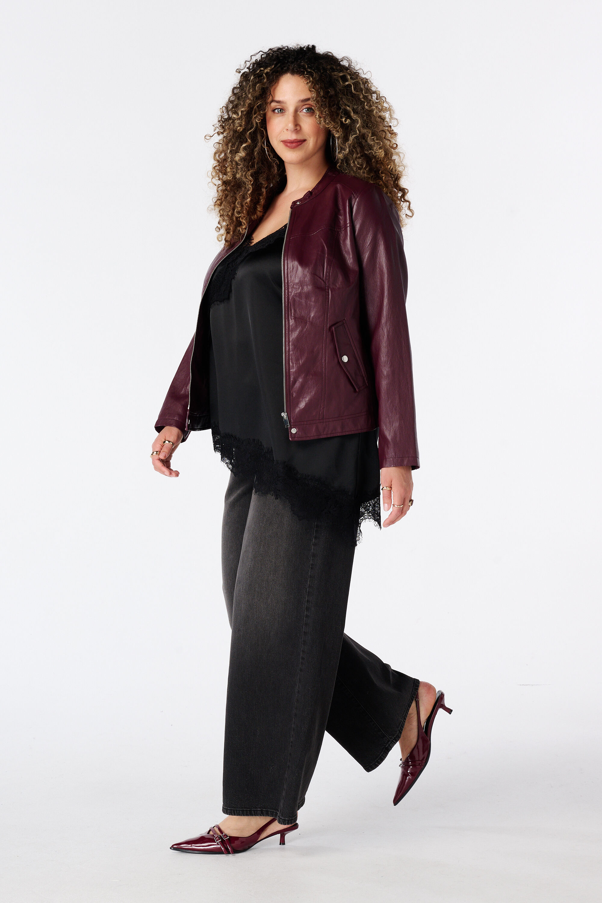 Jacke aus Kunstleder image number 5