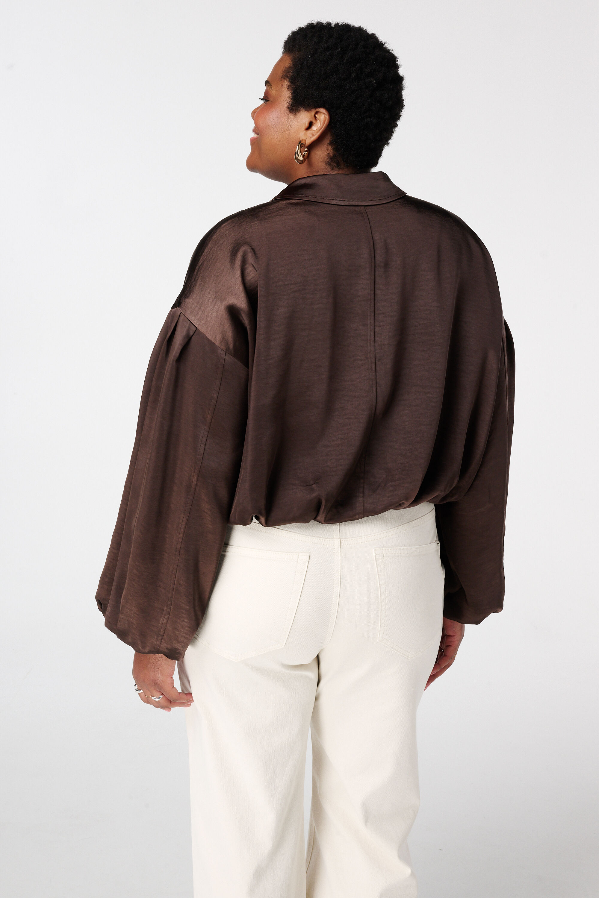 Satin-Bomberjacke image number 3