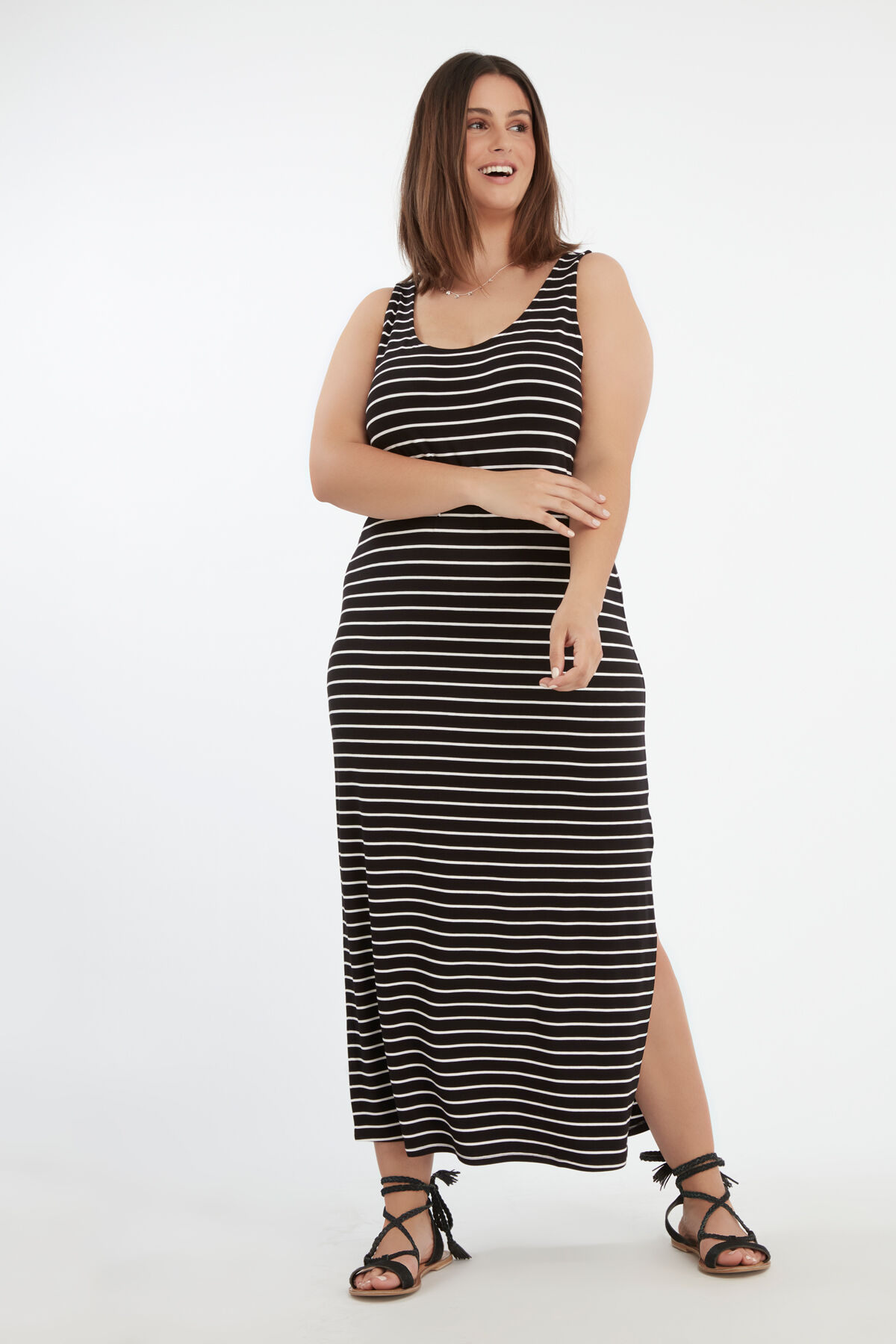 Maxi-Kleid mit Schlitz image number 5