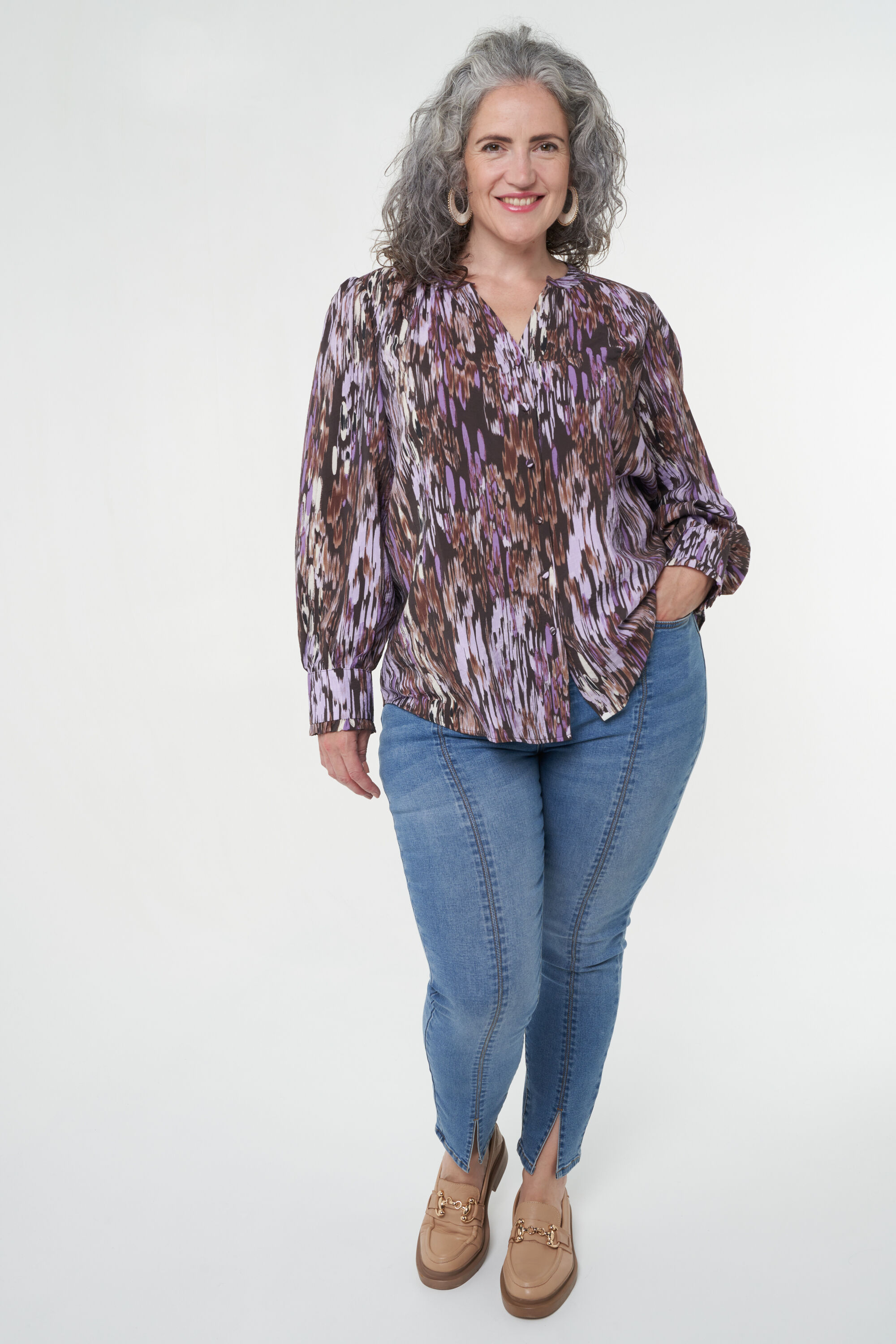 Bluse mit Kn&ouml;pfen image number 7