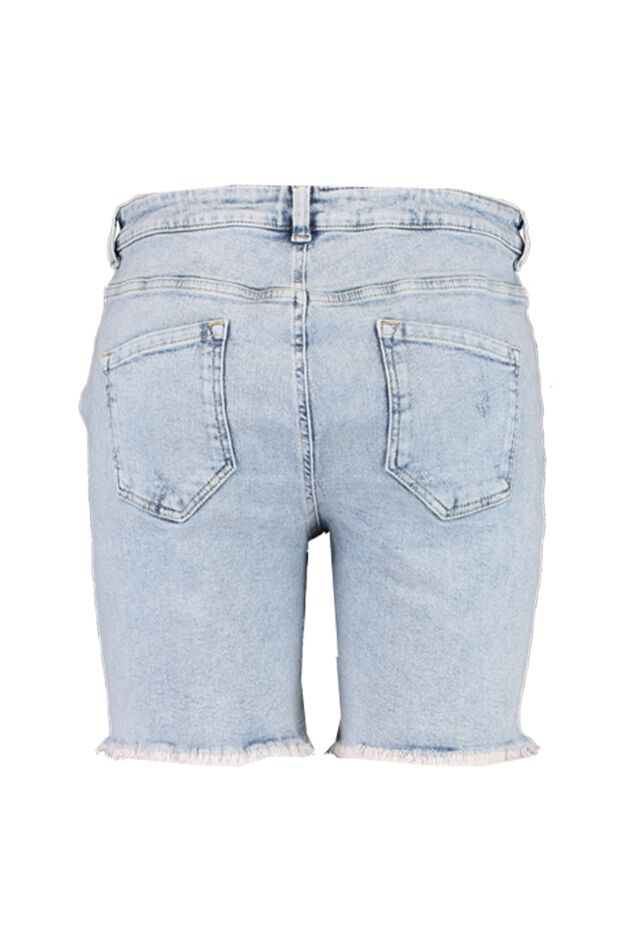 Shorts mit orangem Glitterstreifen image number 2