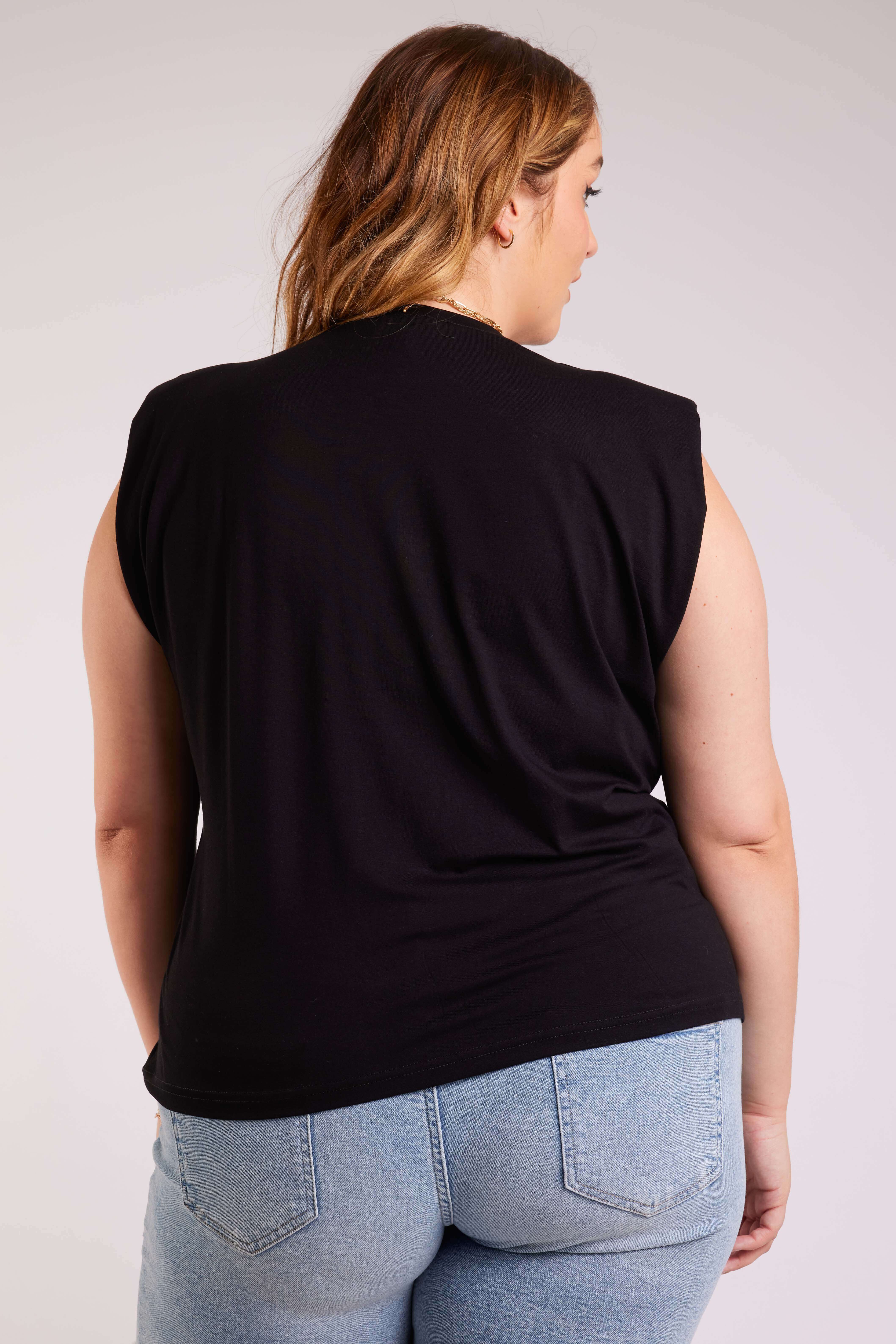 Top mit Schulterpolster  image number 4