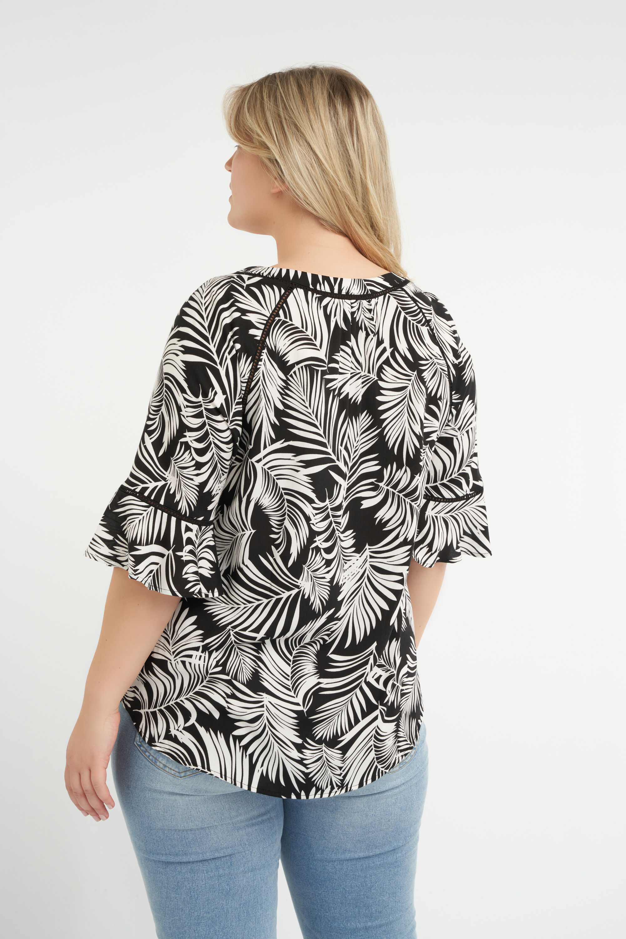 Bluse mit Blumen-Print image number 3