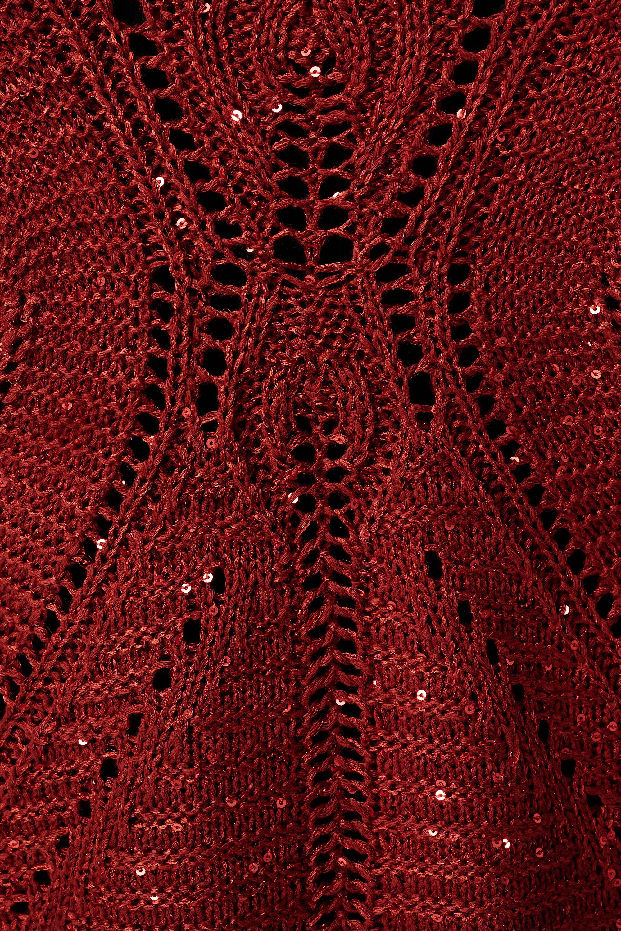 Geh&auml;keltes Top mit Perlen image number 6