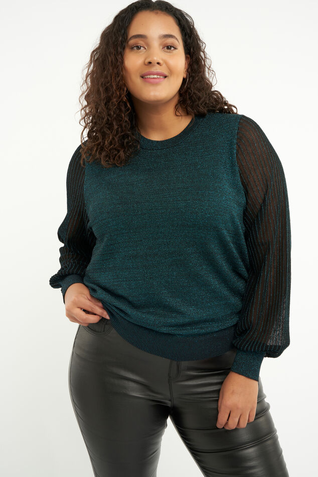 Pullover mit Glitzerdetail image number 6