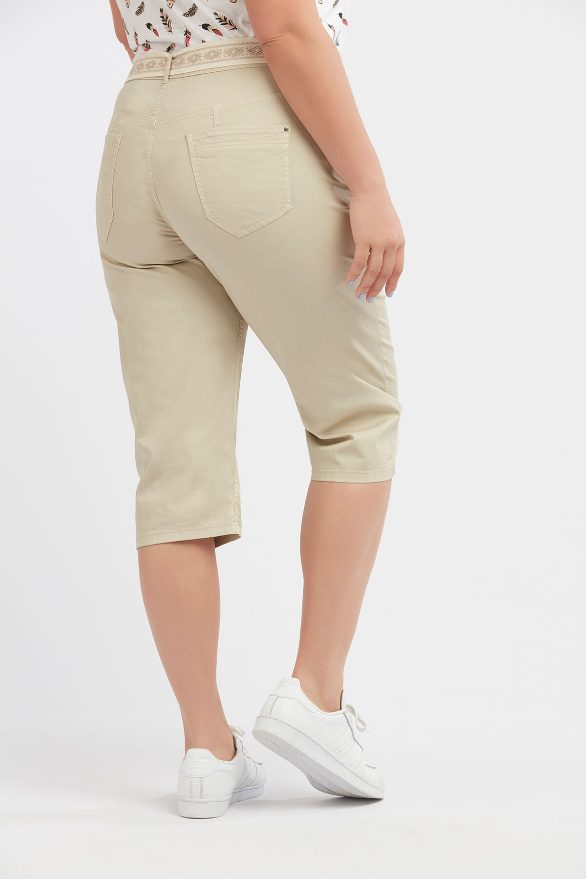 Capri-Hose aus Baumwolle image number 4