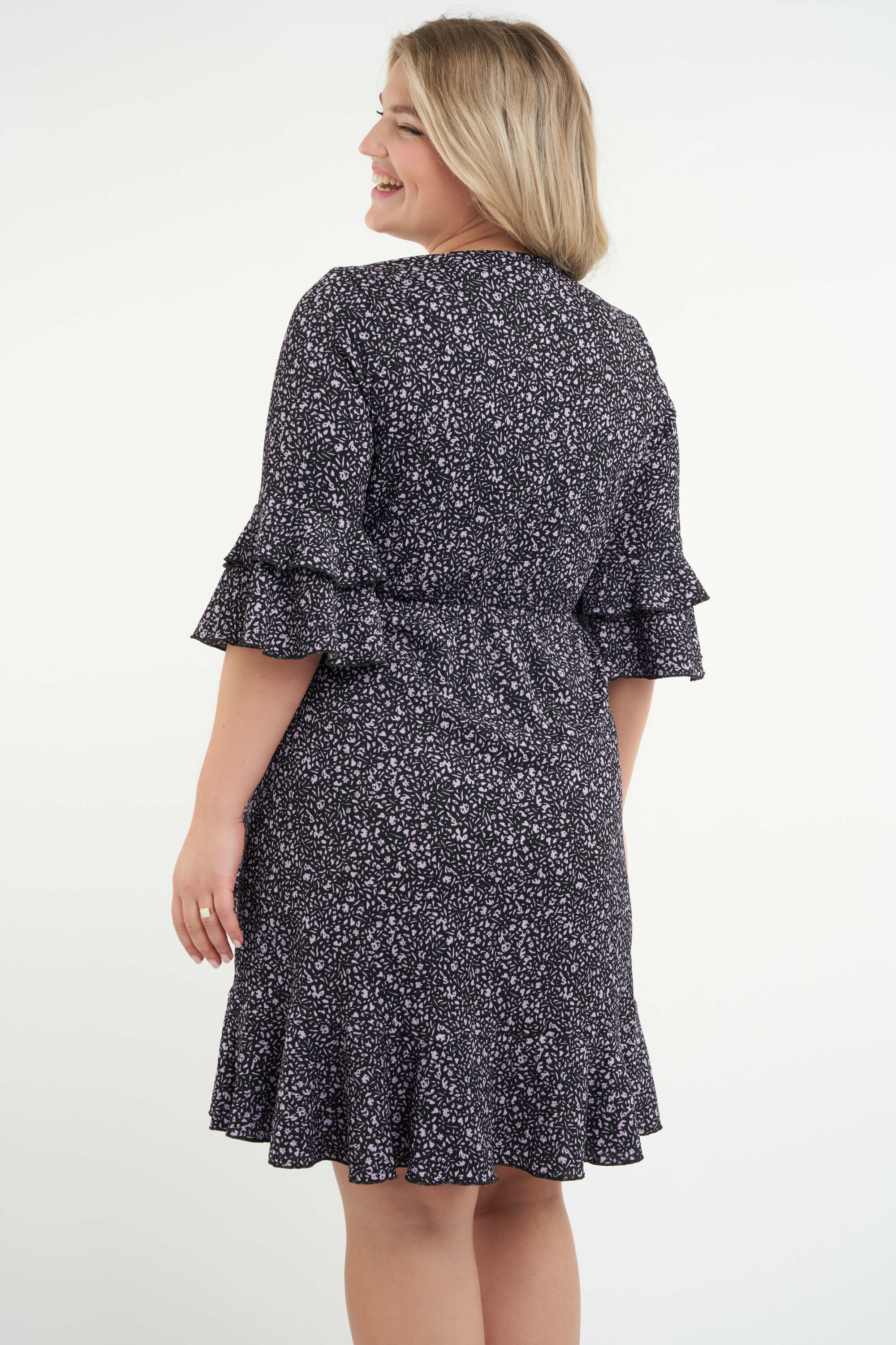 Wickelkleid mit Print  image number 4