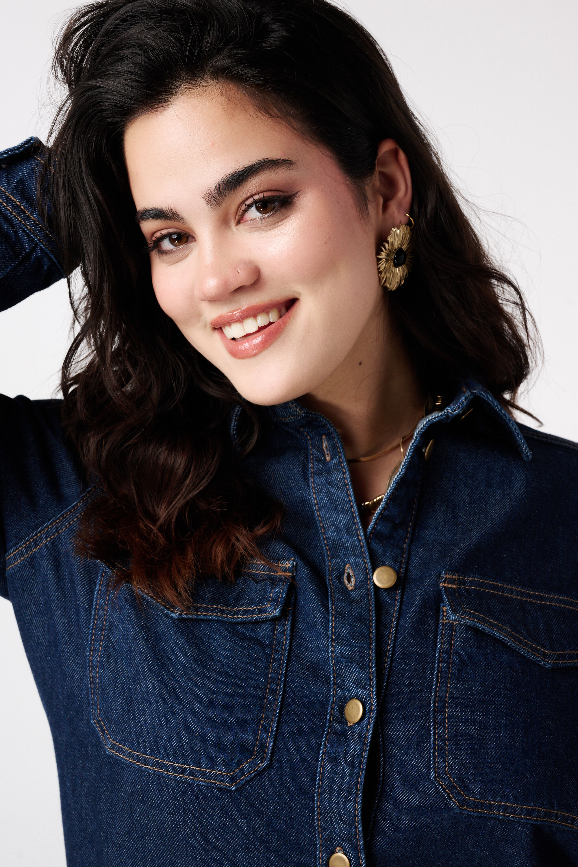 Jeanskleid mit Knopfleiste image number 4